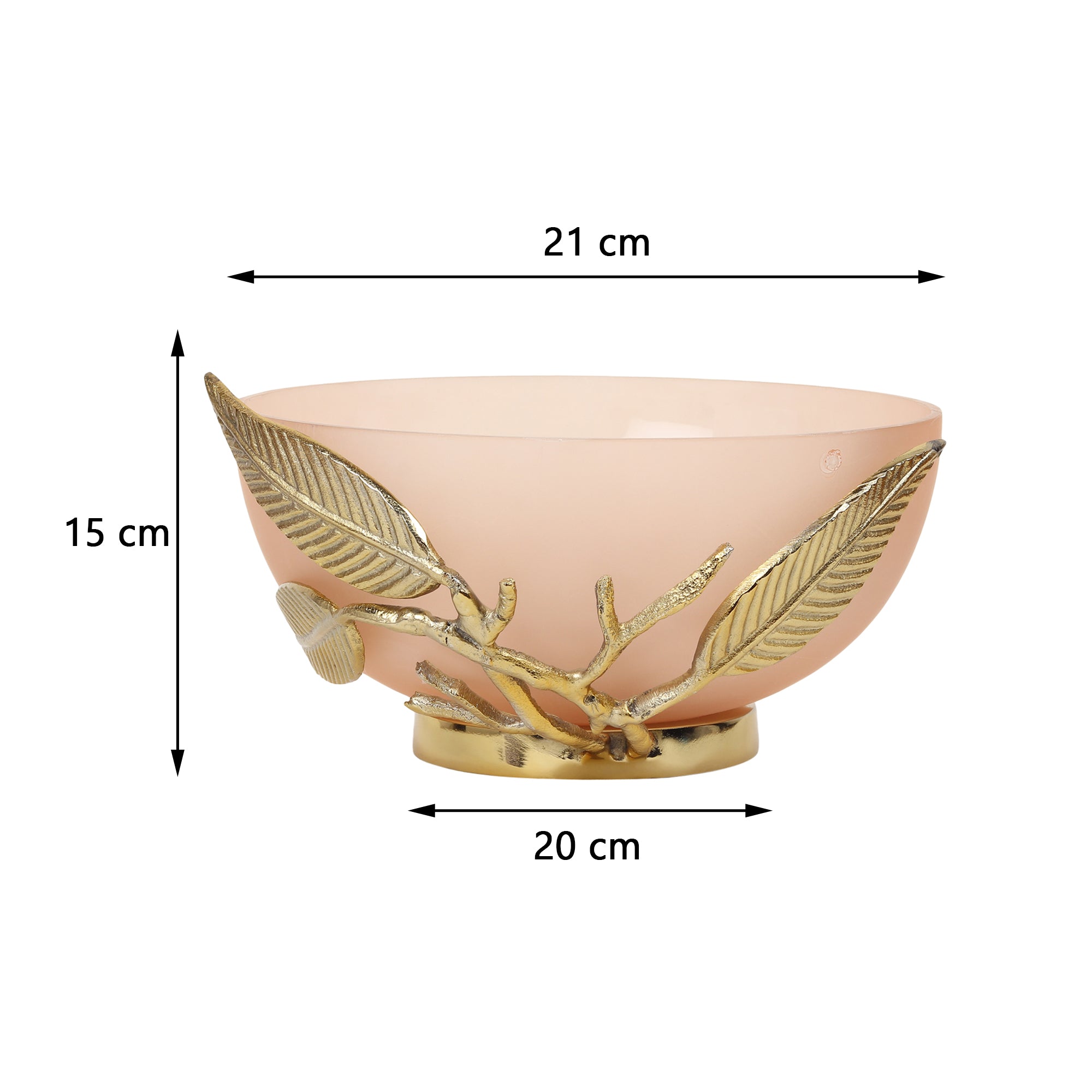 Enchanted Vine Glass Serving Bowl