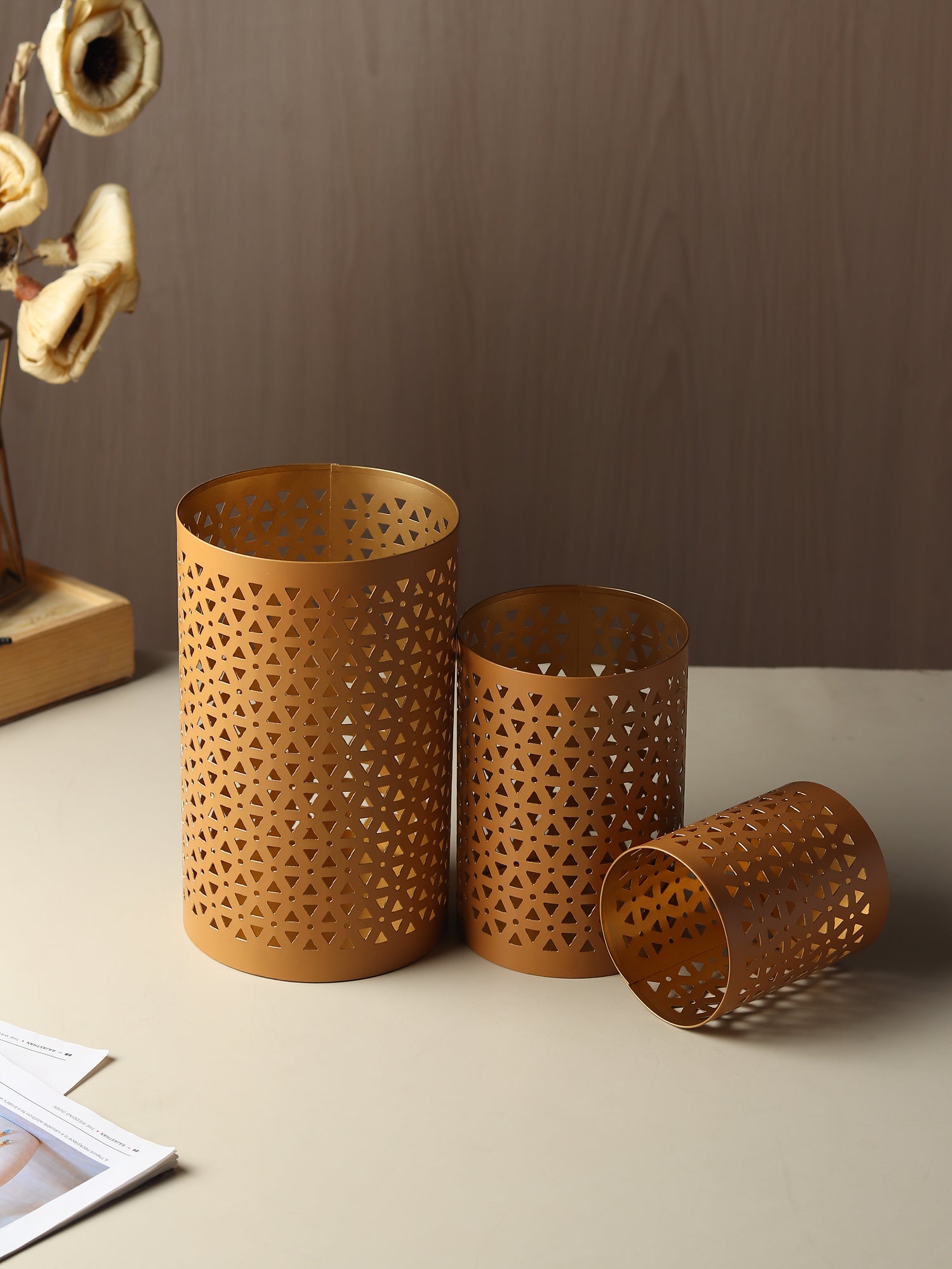 Tarini Candle Holder set or 3
