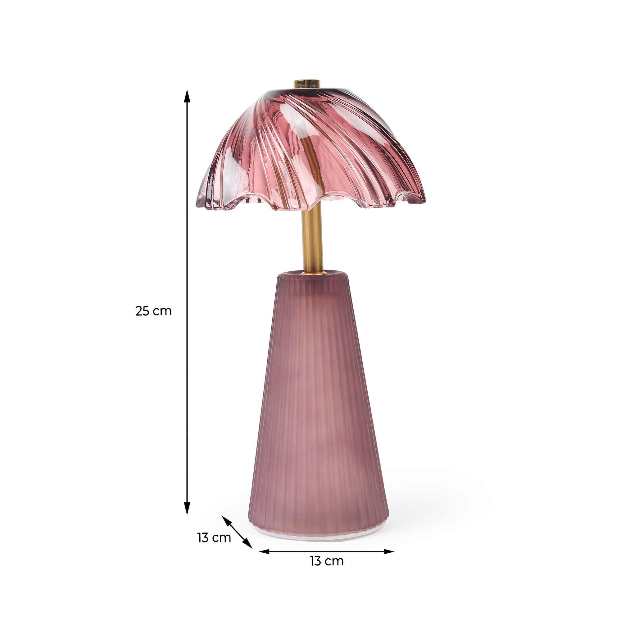 Calista Crystelle Glass Lamp