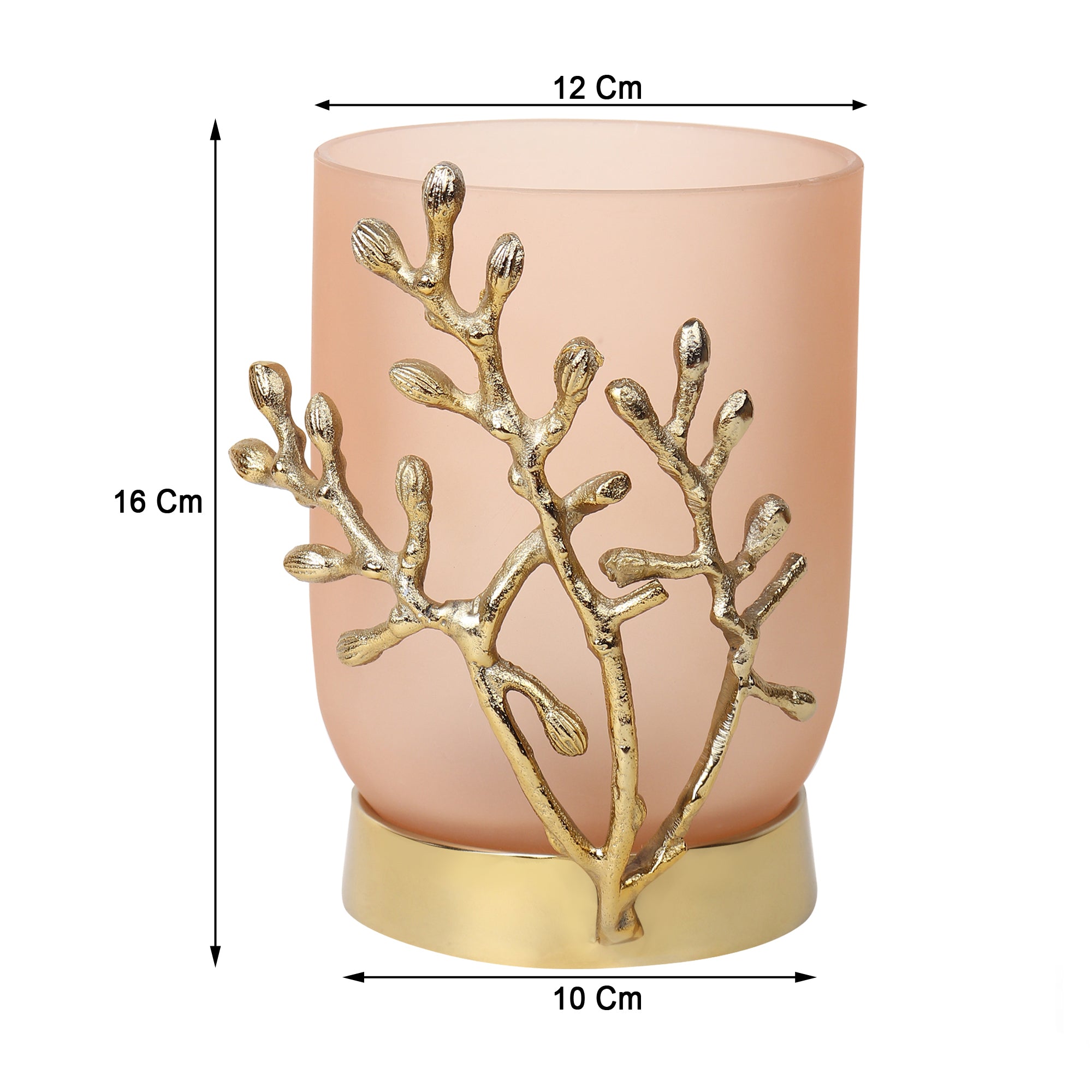 VinLux Glass Vase and Candle Holder