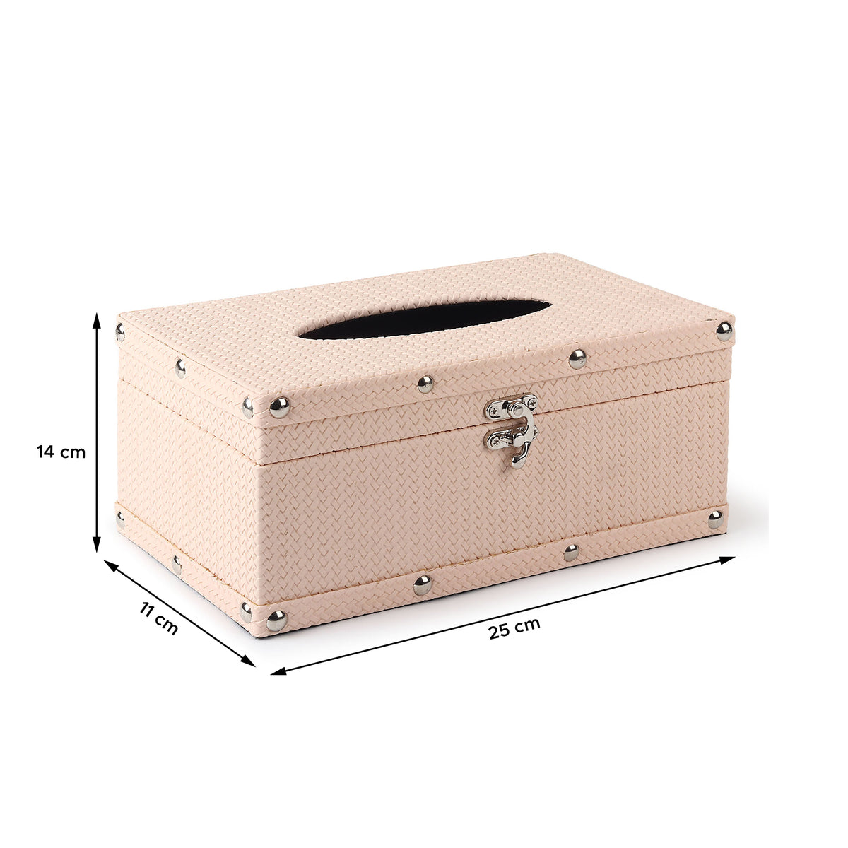 Bexley Leather Pink Tissue Box