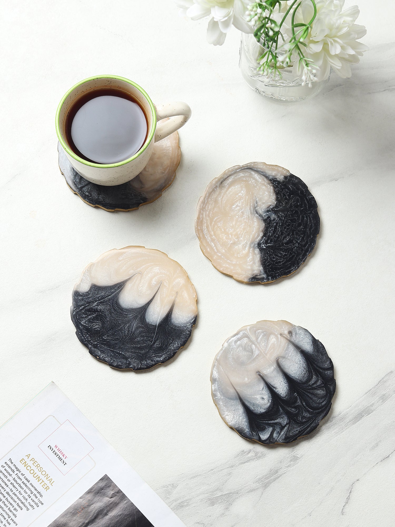 Azalea Coaster Set