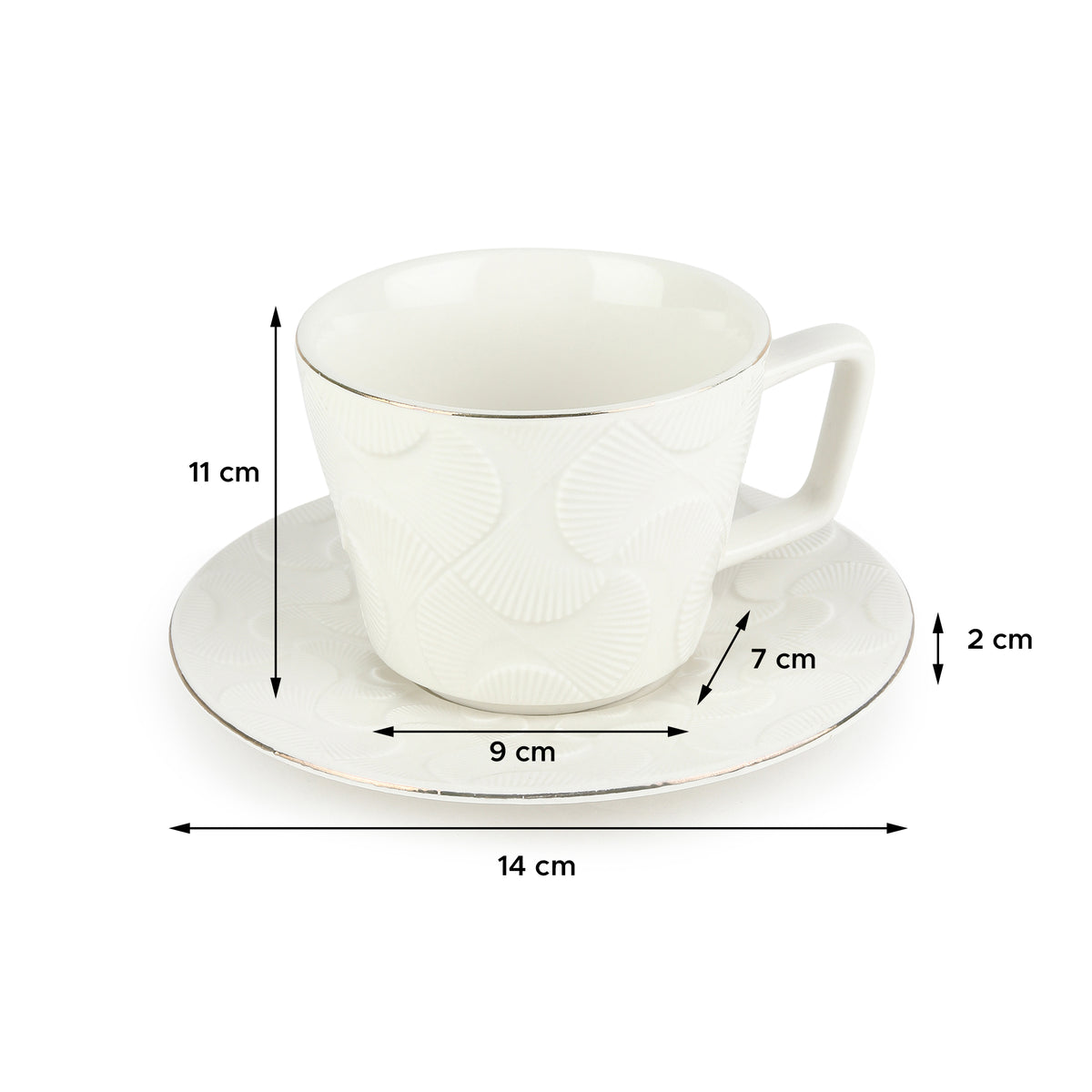 Wisp Cup & Saucer Set of 6