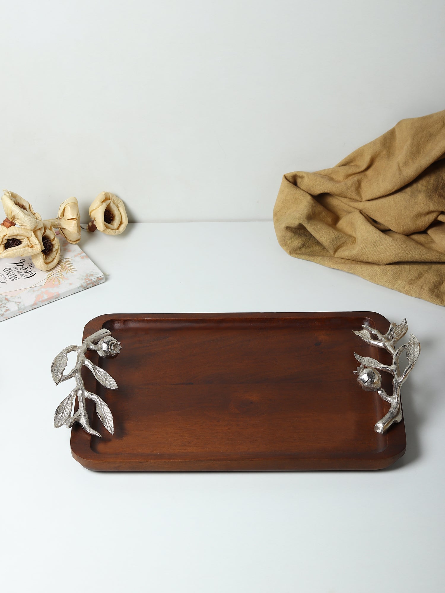 Pomegranate silver Large tray