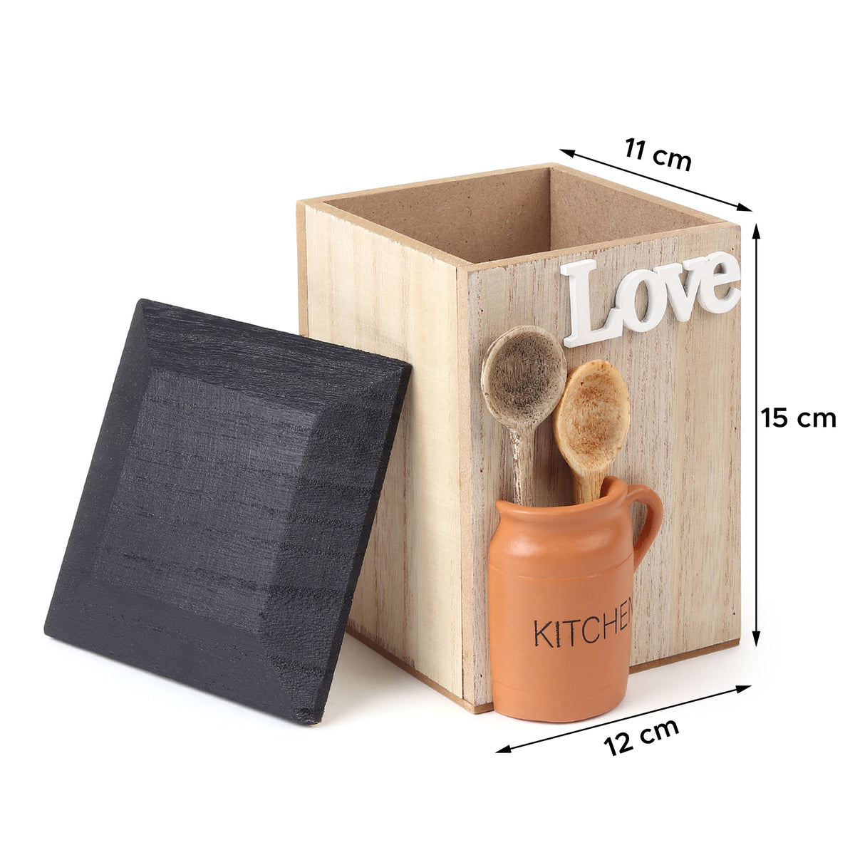Pantry Kitchenette Wooden Storage Box