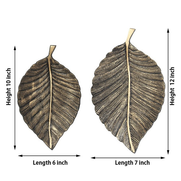 Leafy Affair- the Black Gold Tray set