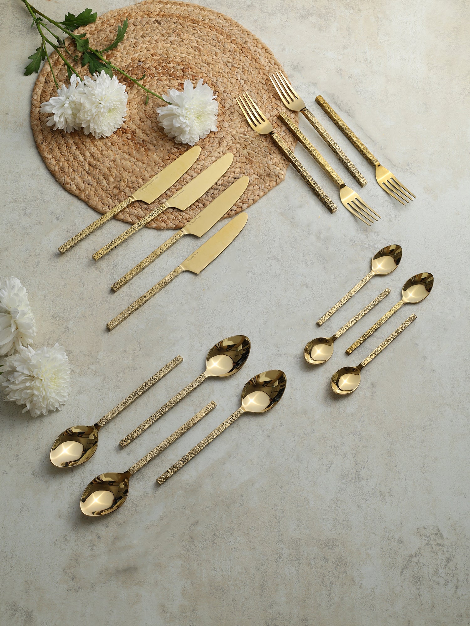 Ember Texture Cutlery Set of 16