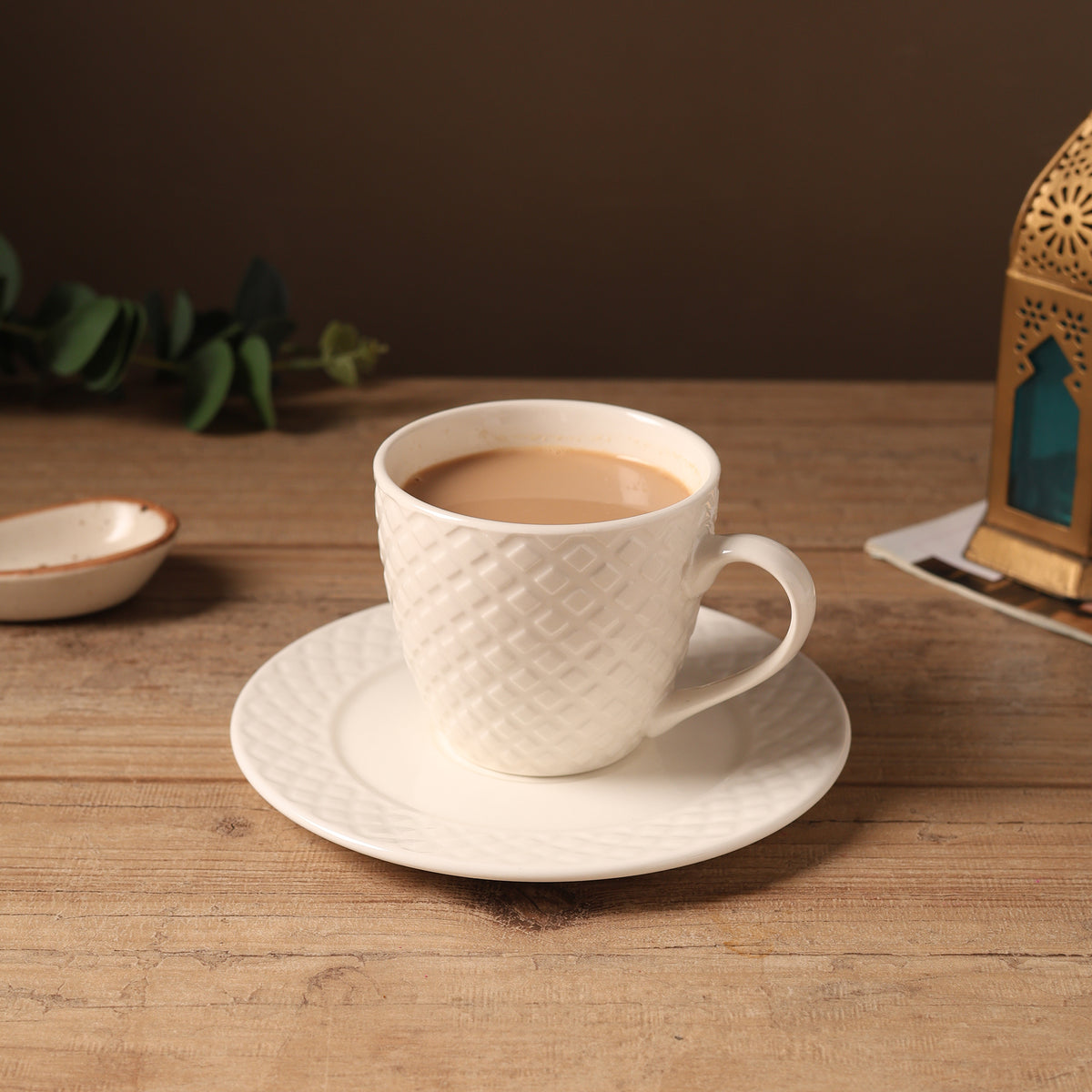 Criss Cup & Saucer Set of 6