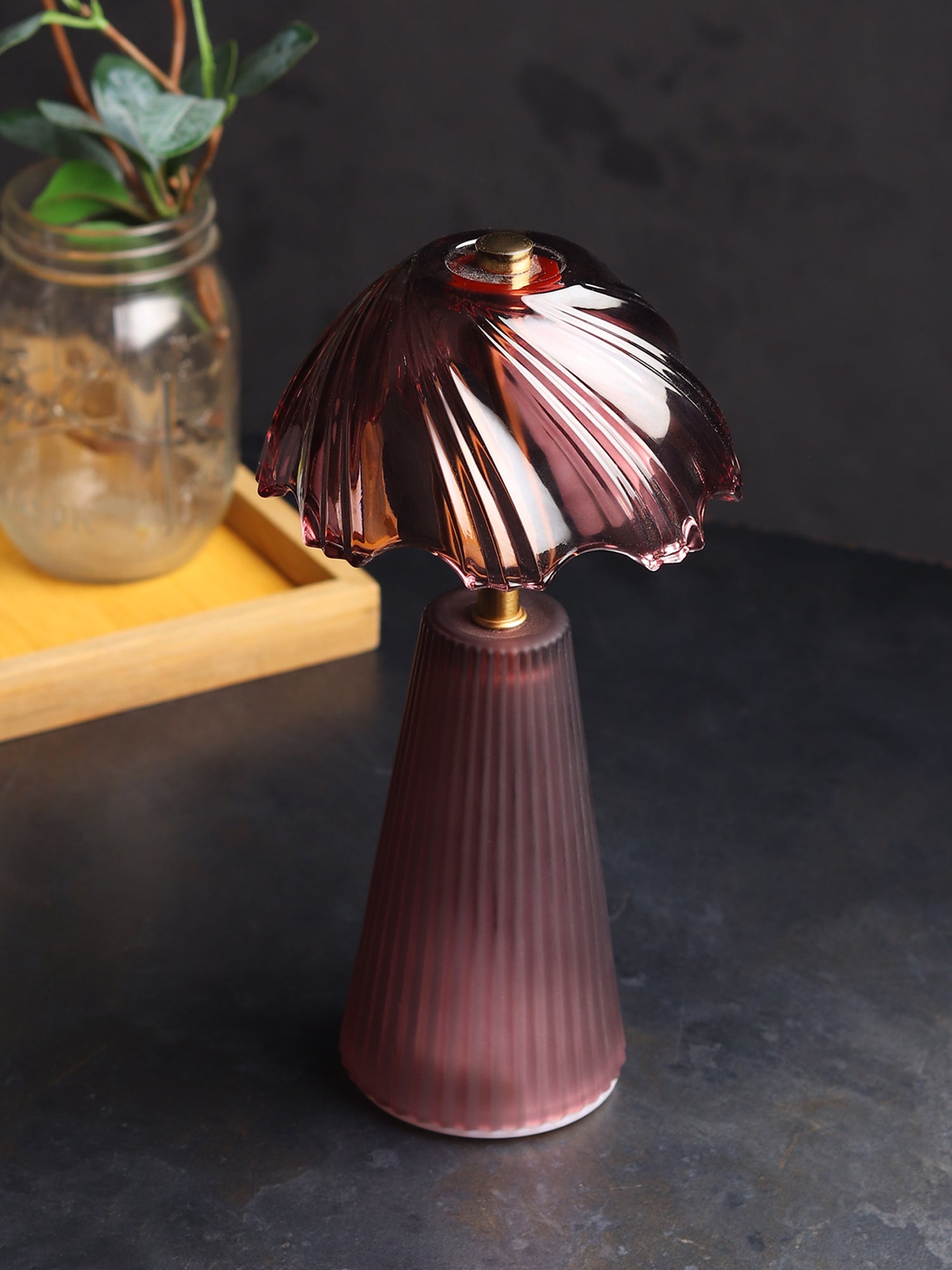 Calista Crystelle Glass Lamp