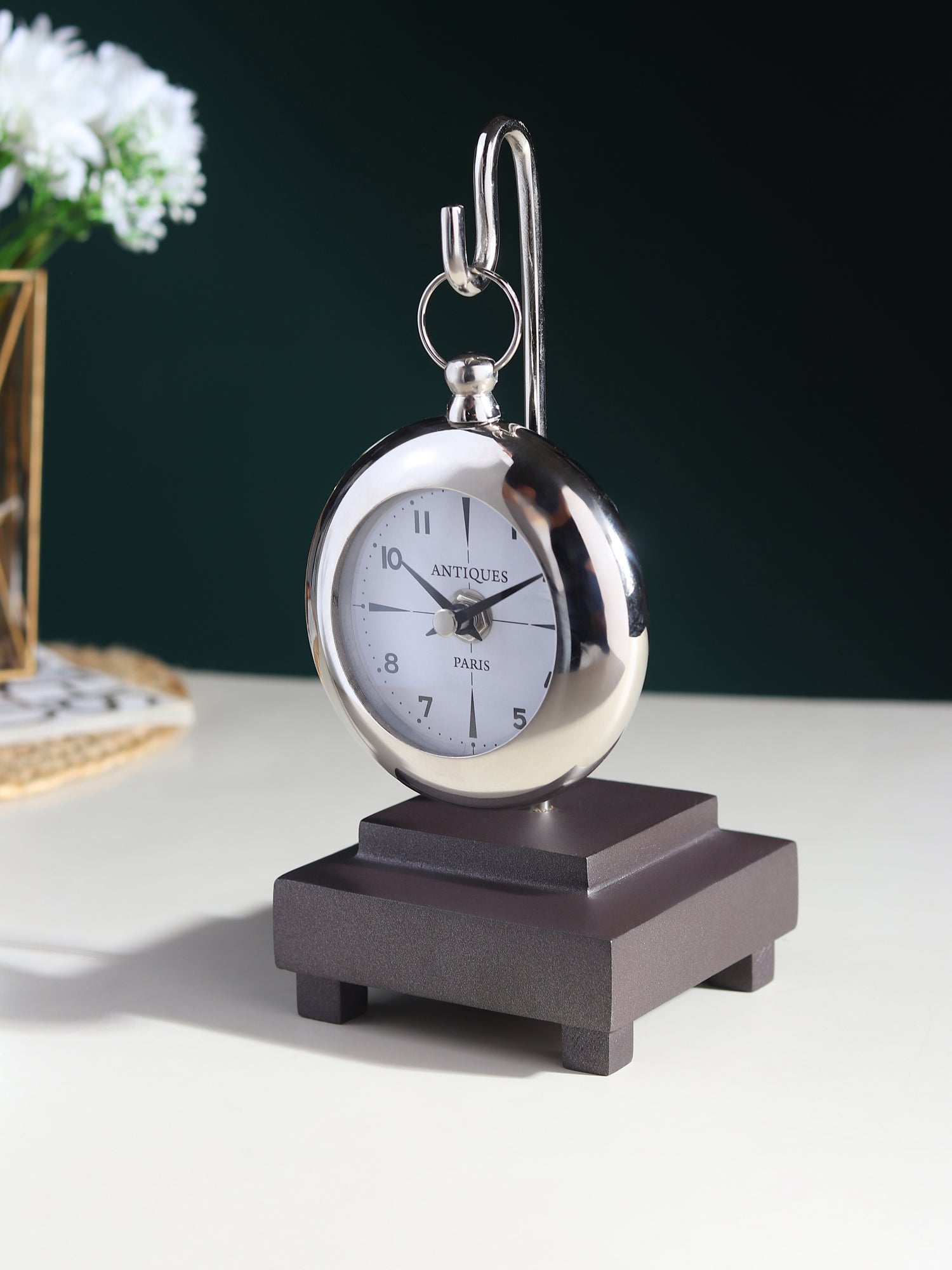 Eldora Gold Table Clock