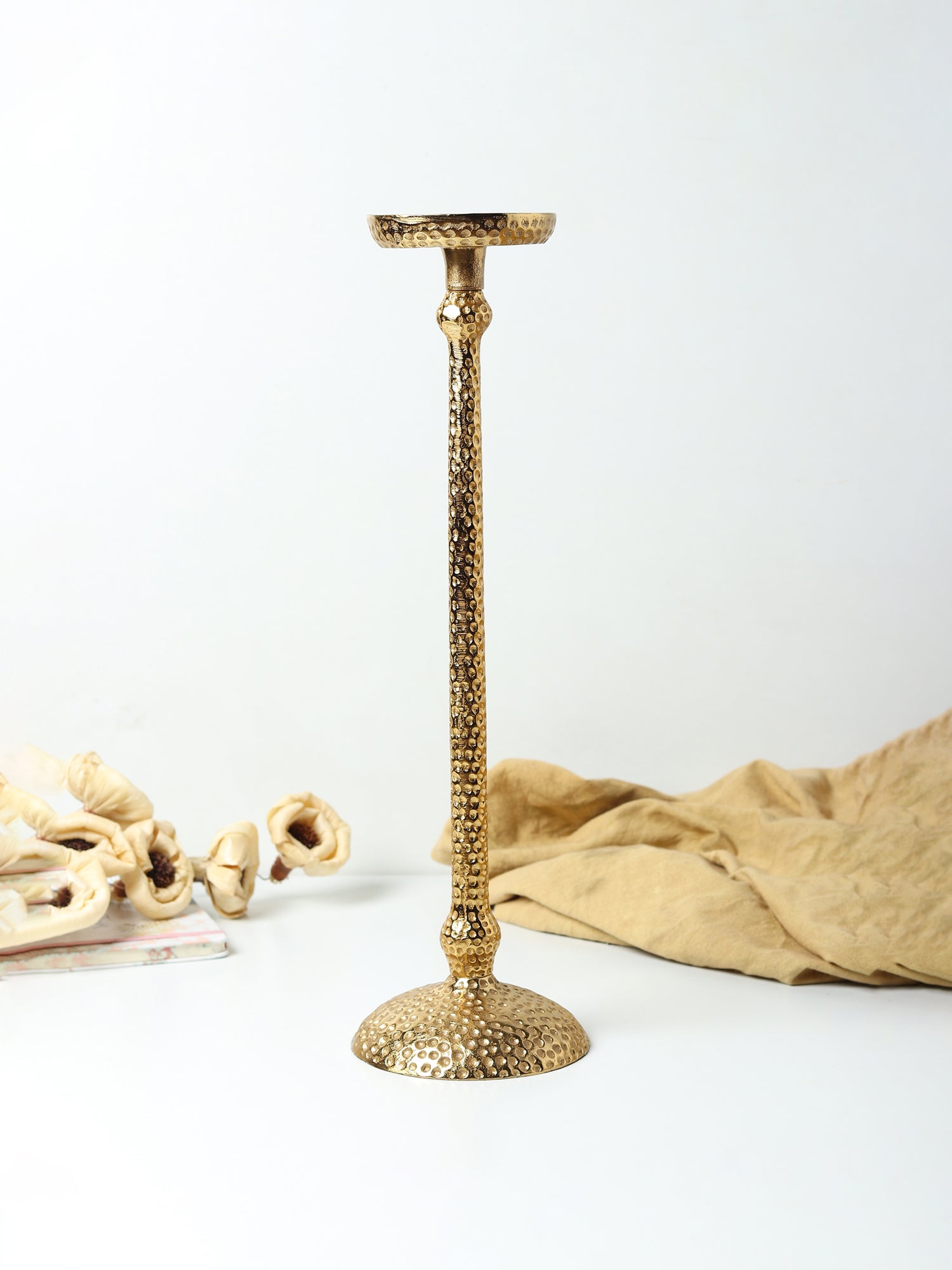 Harrington Large Gold candle holder