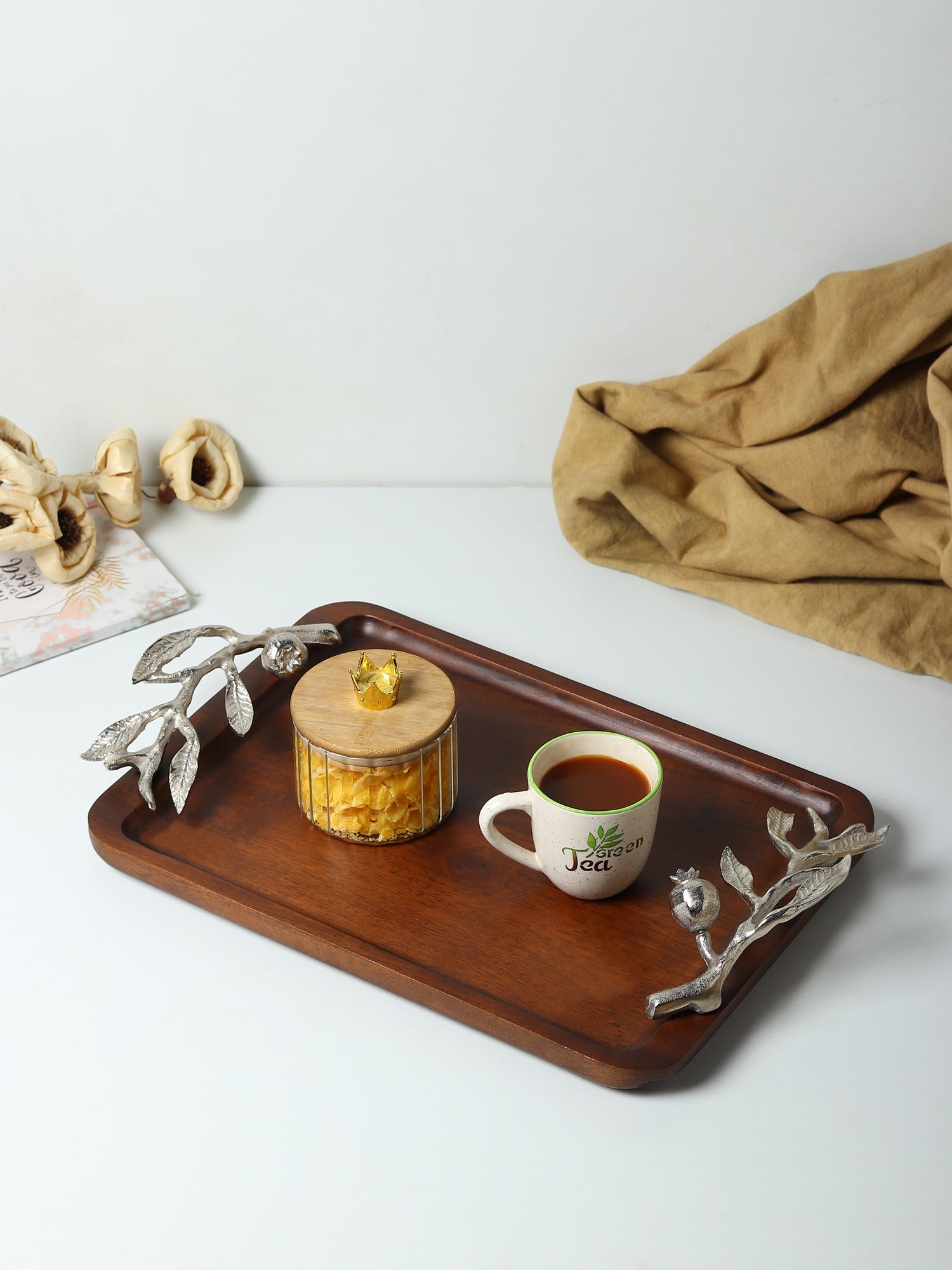 Pomegranate silver Large tray