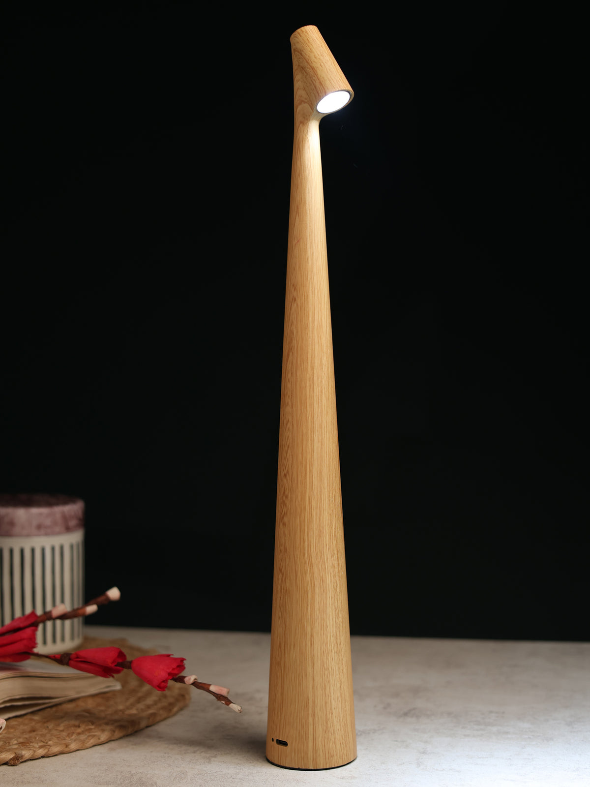 Baron Natural Wood Table Lamp
