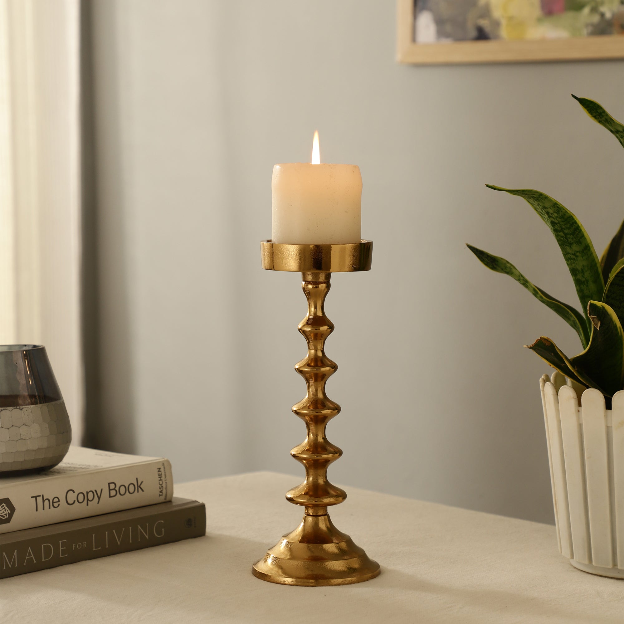 Ebon Whisper large Candle holders