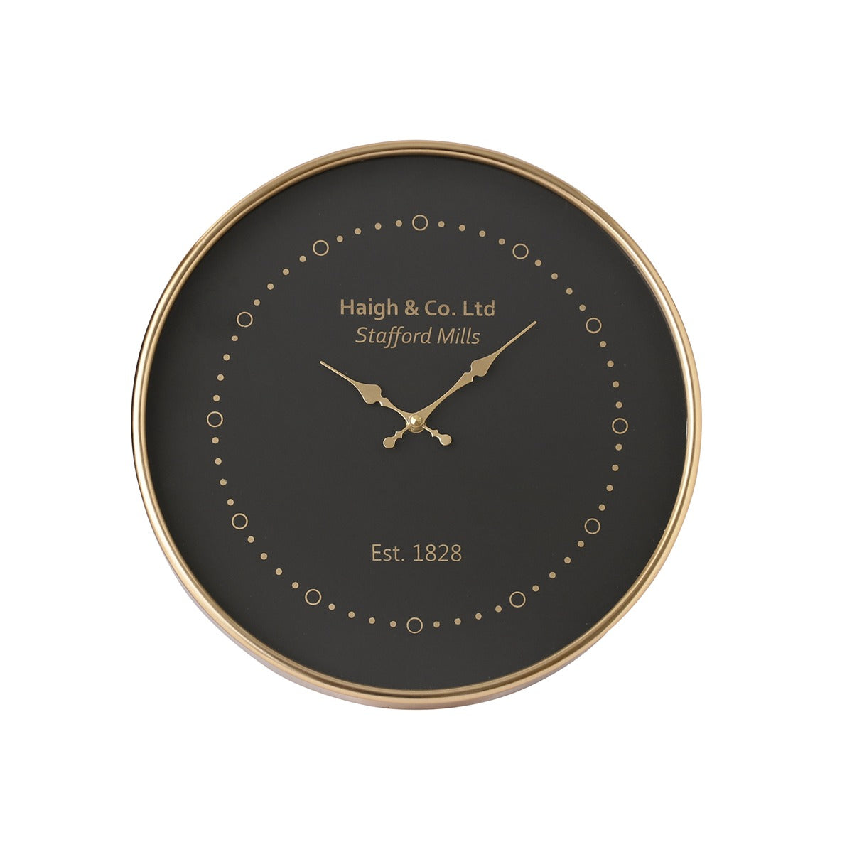 Eclipse Shine Gold wall clock