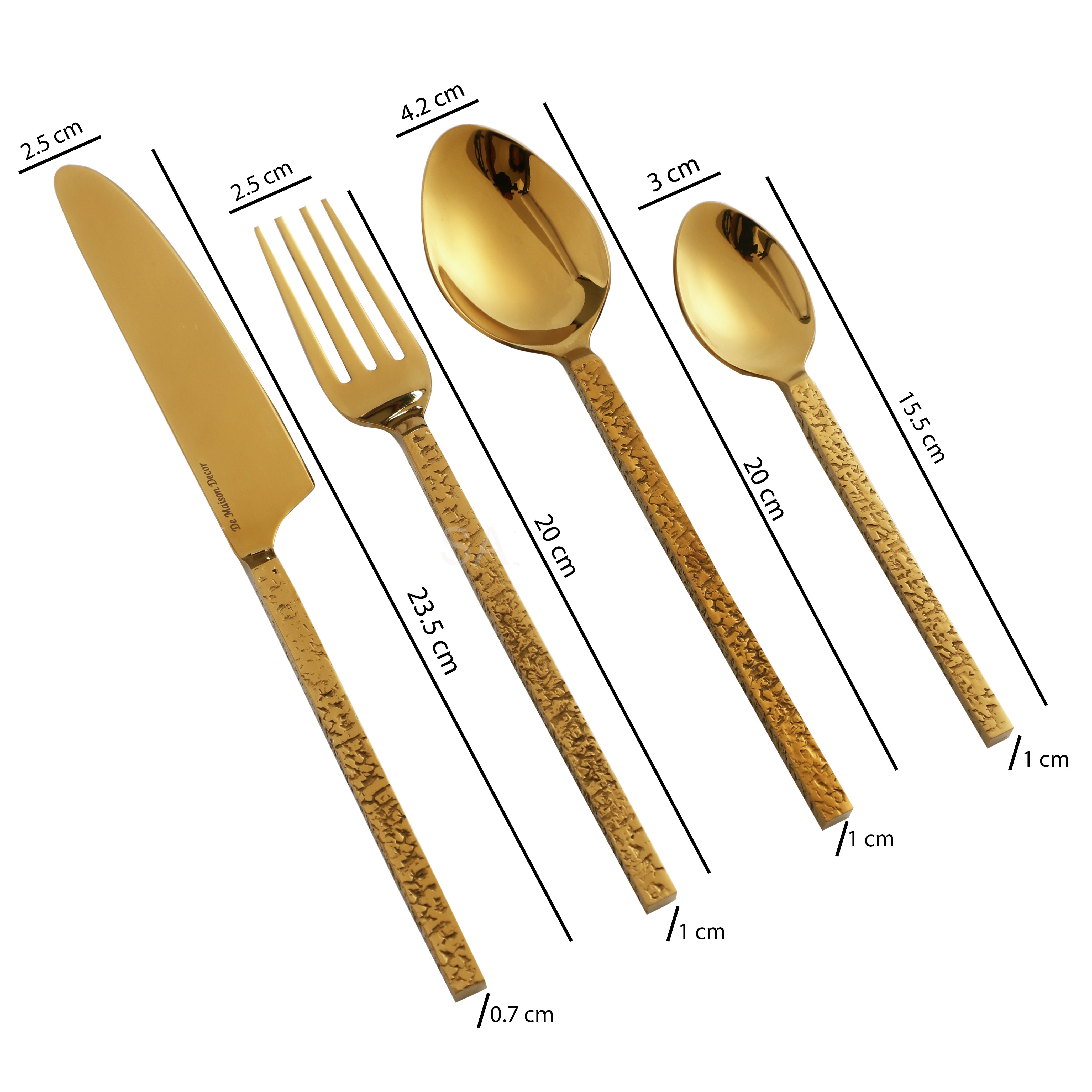 Ember Texture Cutlery Set of 16