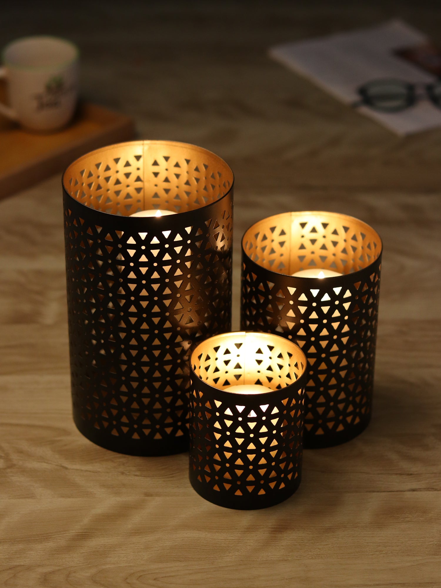 Tarini Candle Holder set or 3