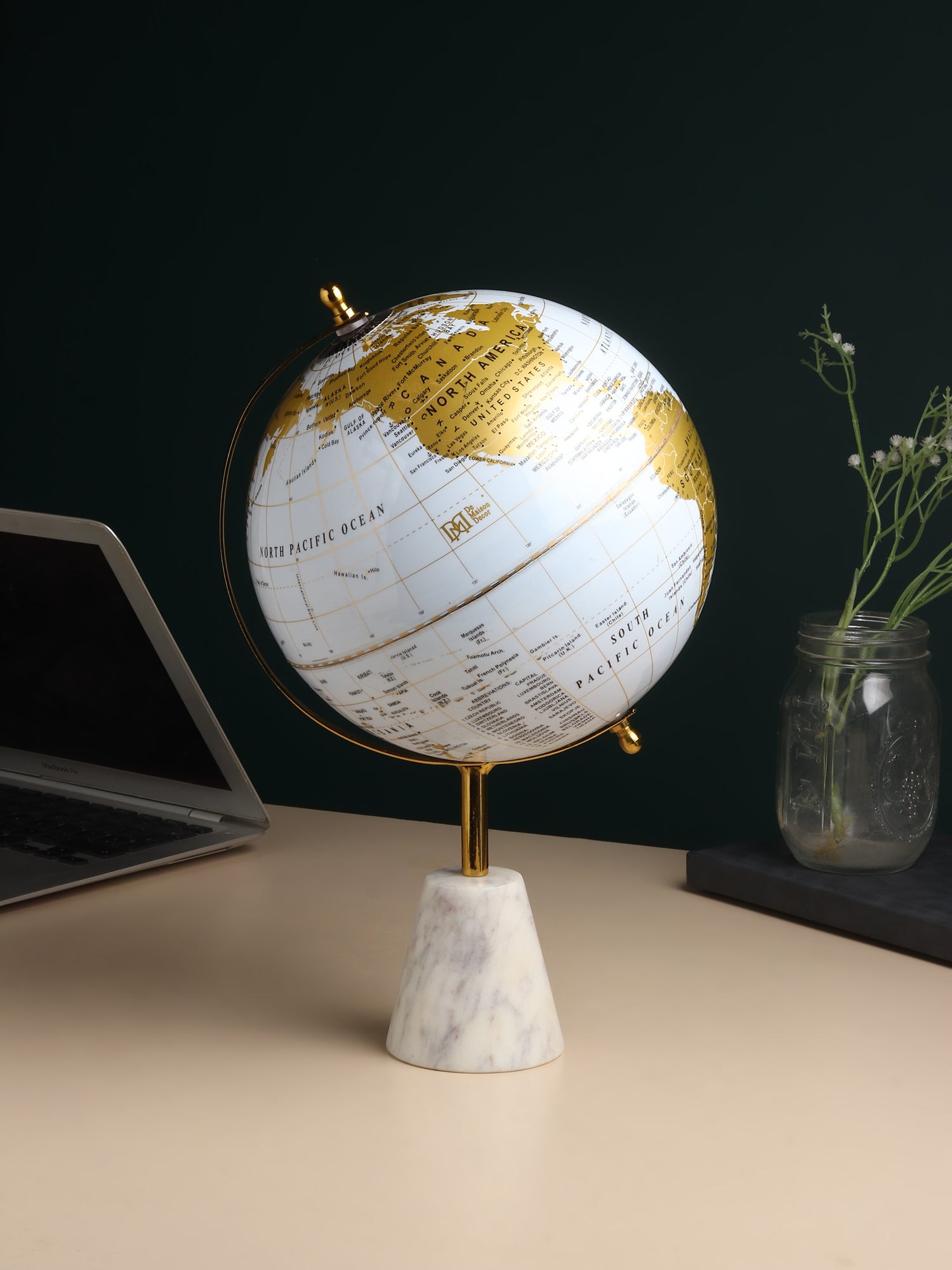 Aerion Marble Decorative Globe