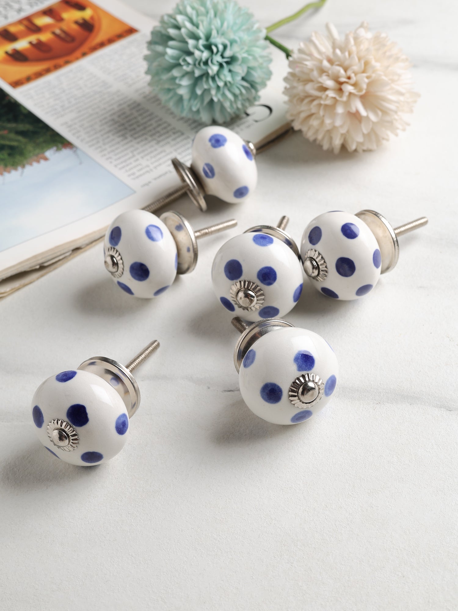 Blue Belle Knob set of 6