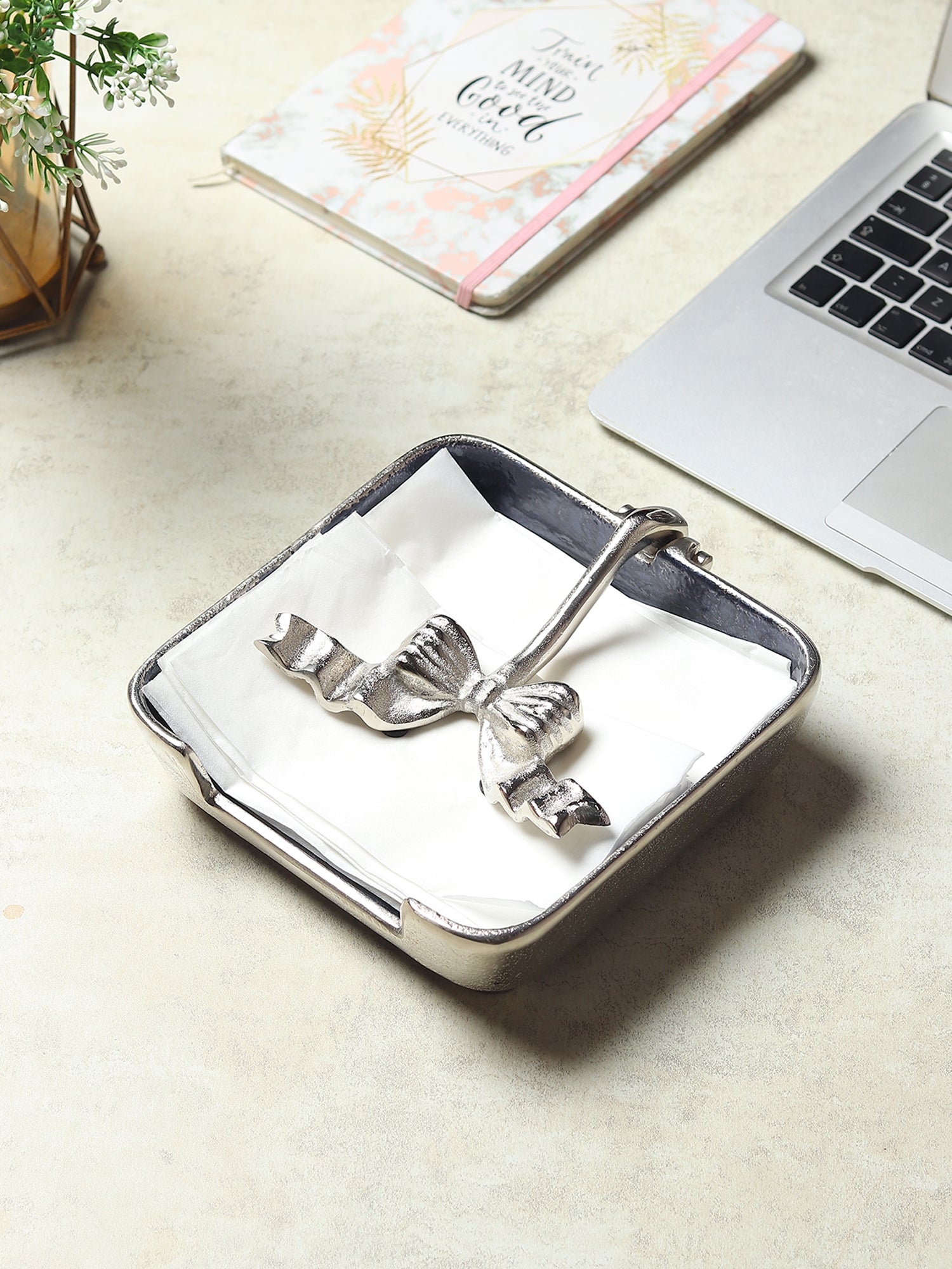Dravelion Blue Pearl Tissue holder