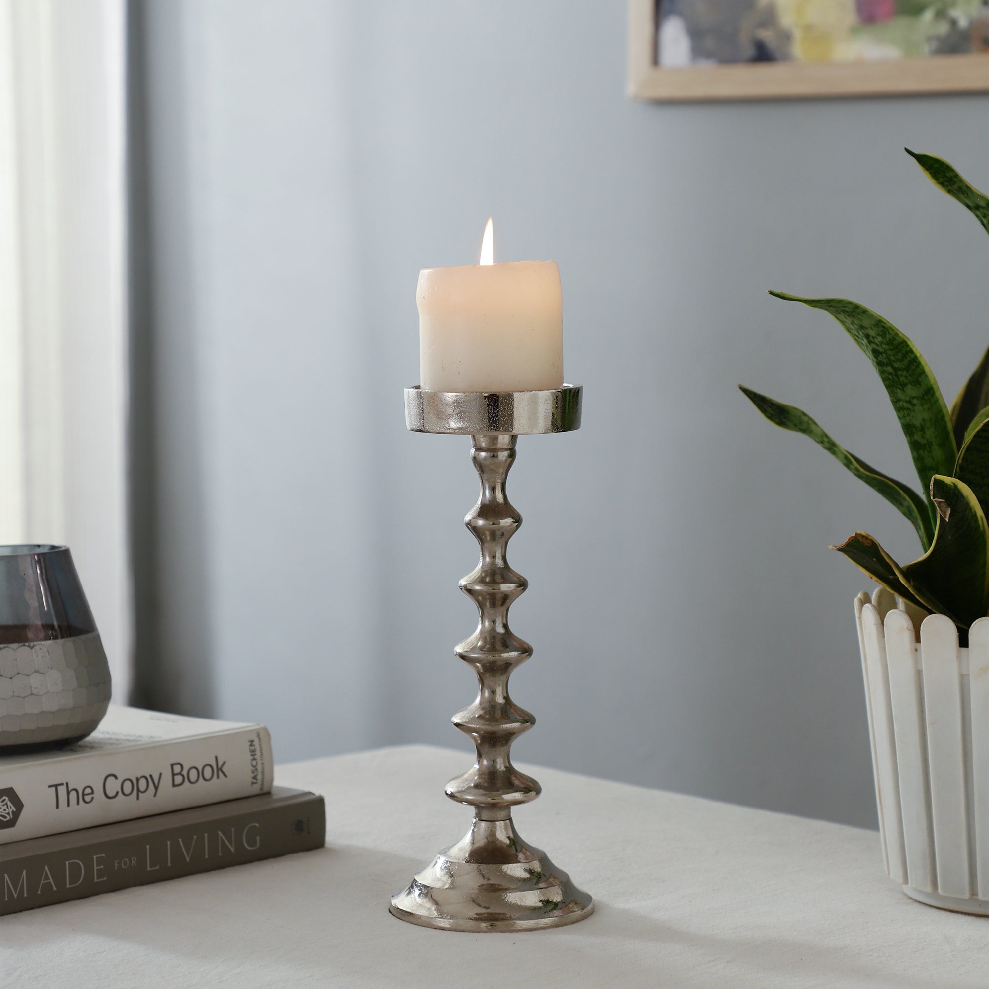 Ebon Whisper large Candle holders