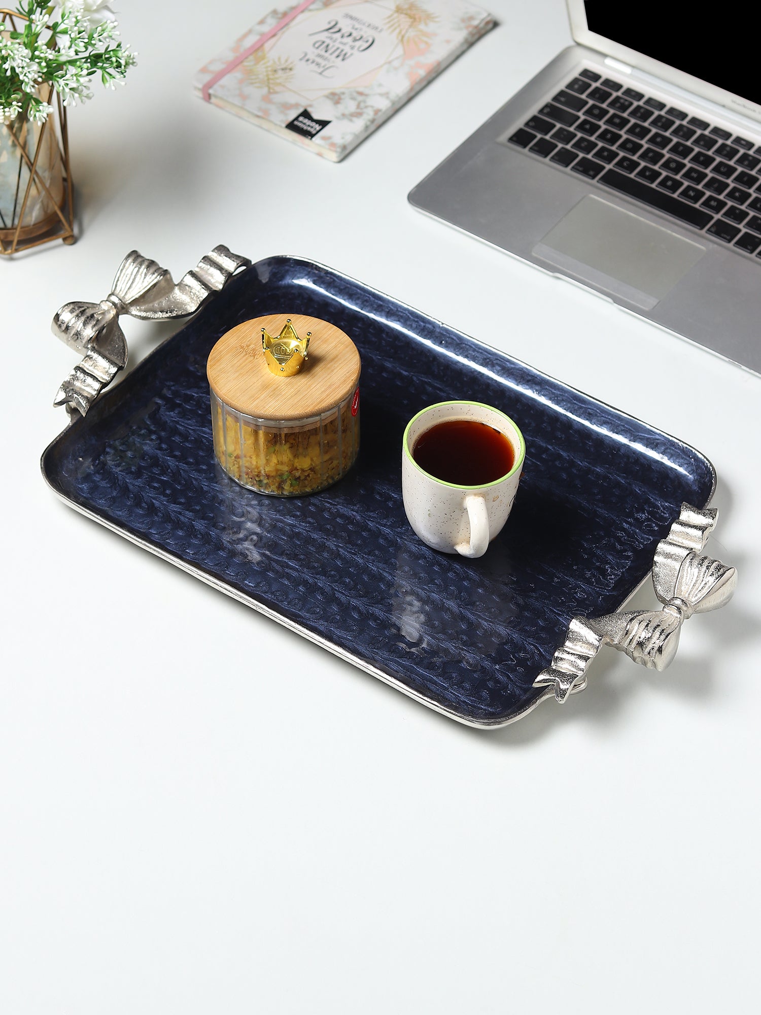 Dravelion Blue Pearl Large Tray
