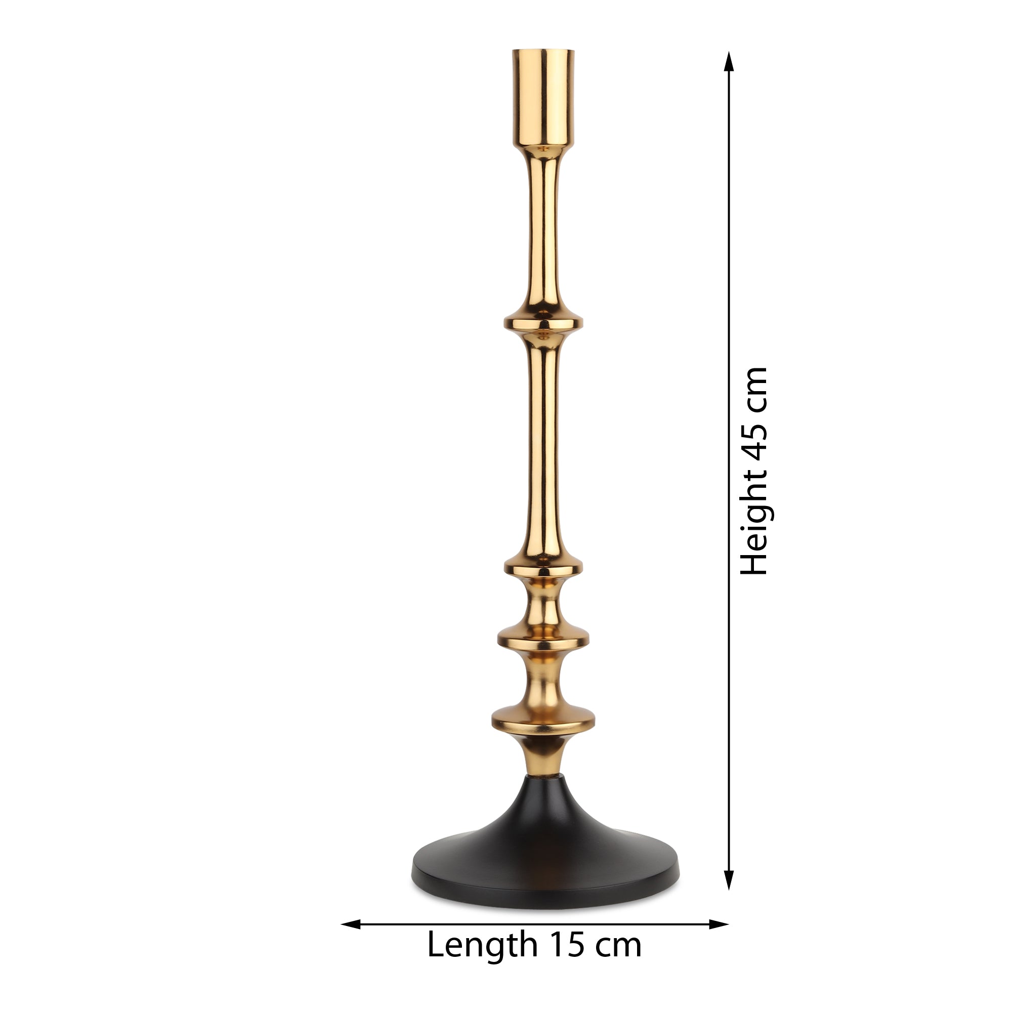 The Aristea Candle Holders Set of Gold