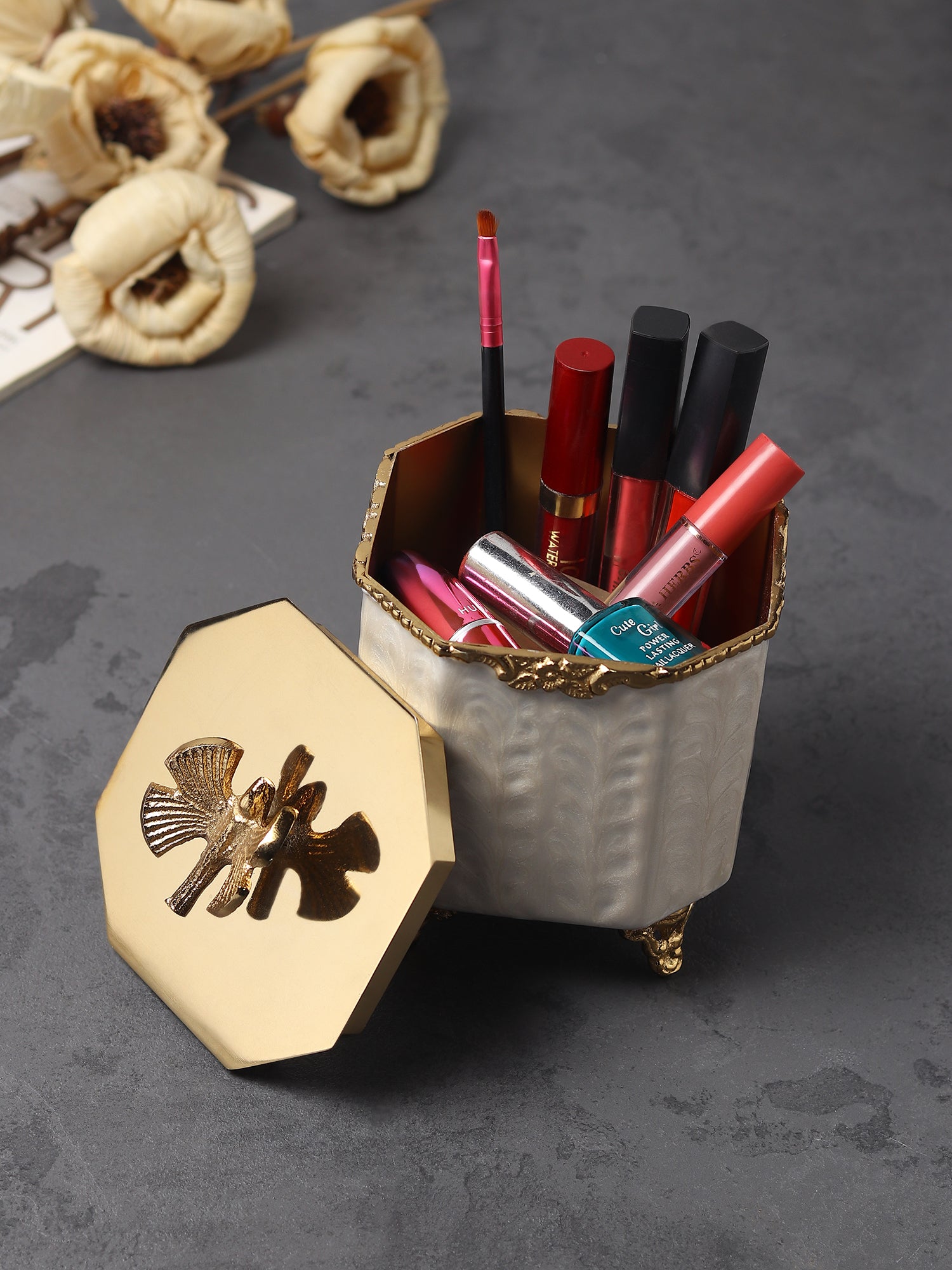 Avelion Ivory Pearl Large Storage Box