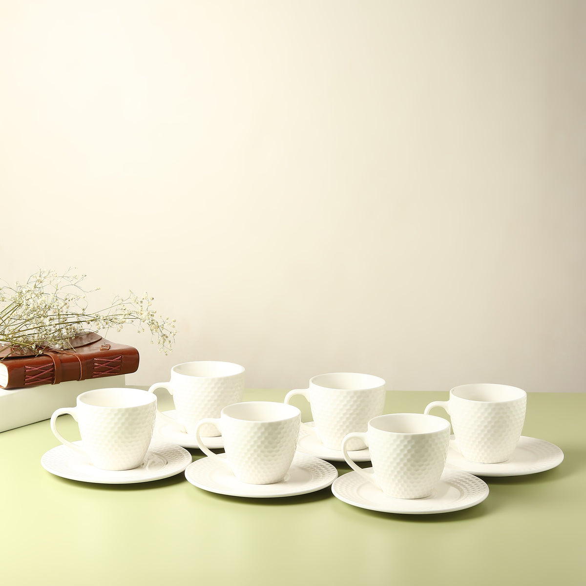 Hivey Cup & Saucer Set of 6