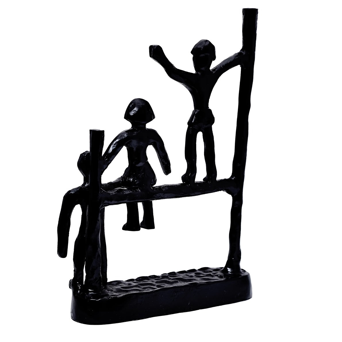 The Gutsy Trio Abstract Décor Black