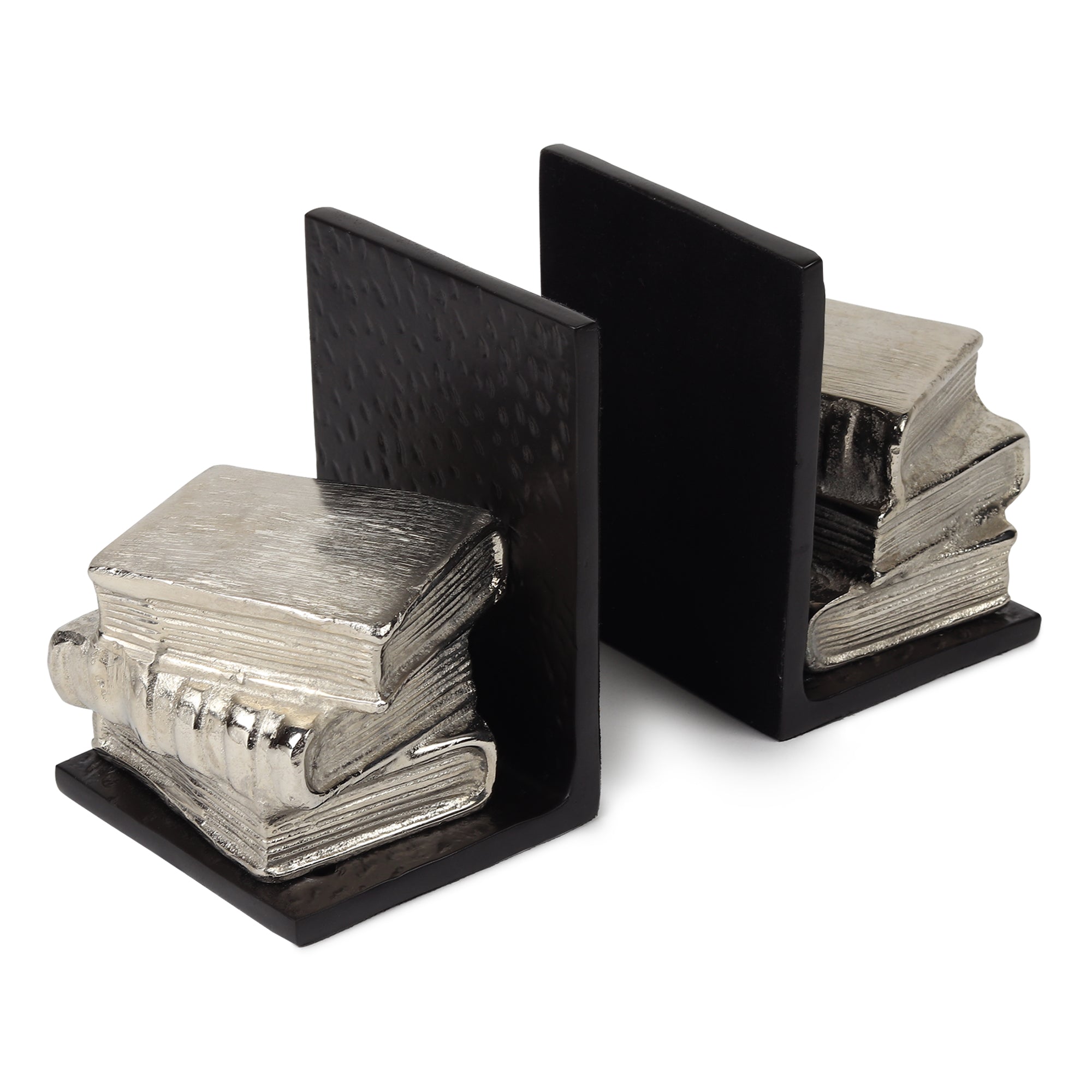 Dante’s bookend in Silver and Black