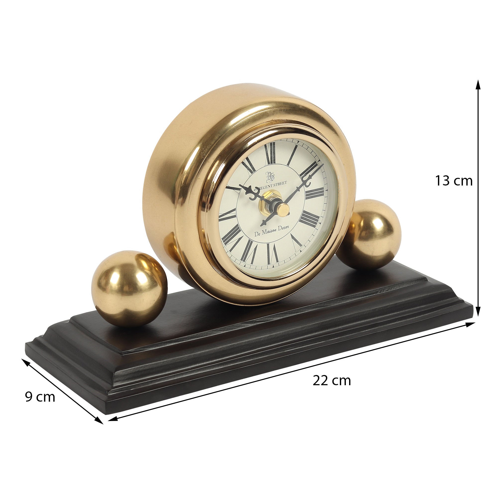 Orbitron table clock