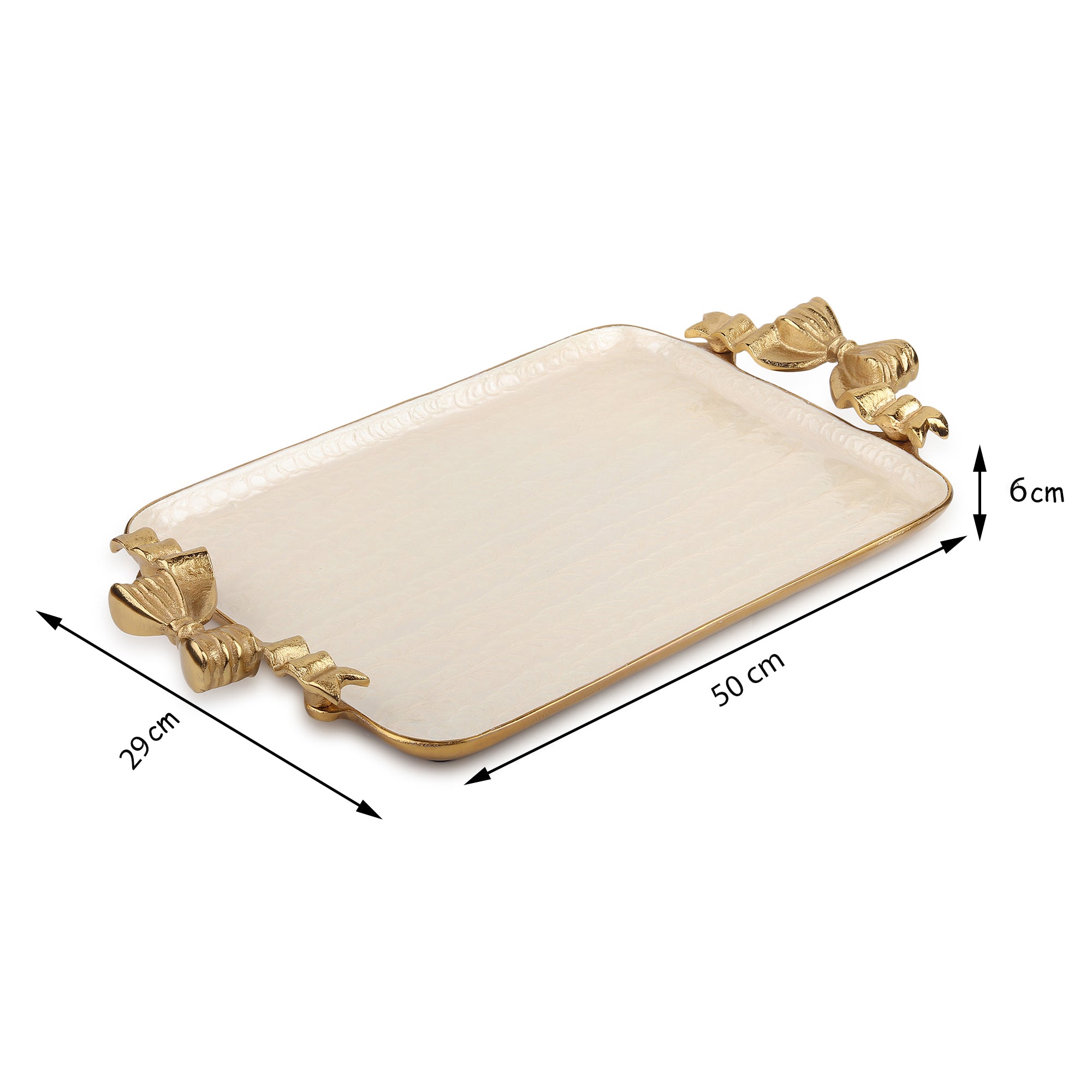 Avelion Ivory Pearl Large Tray