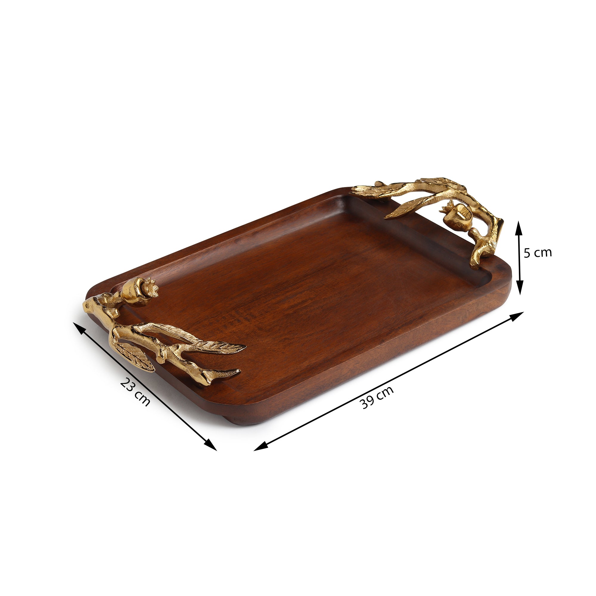 Pomegranate gold small tray