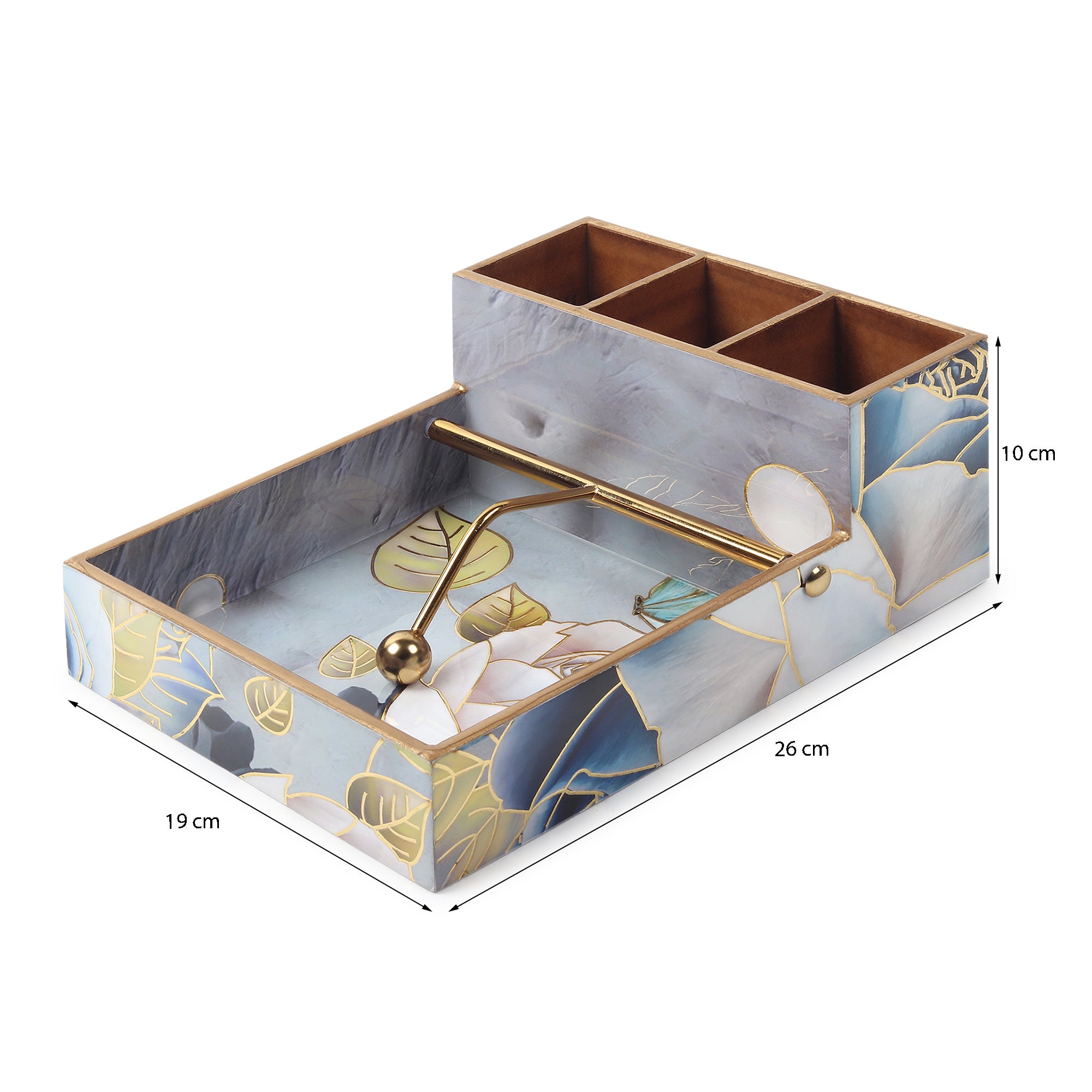 Azure Whisper Cutlery and Tissue Holder