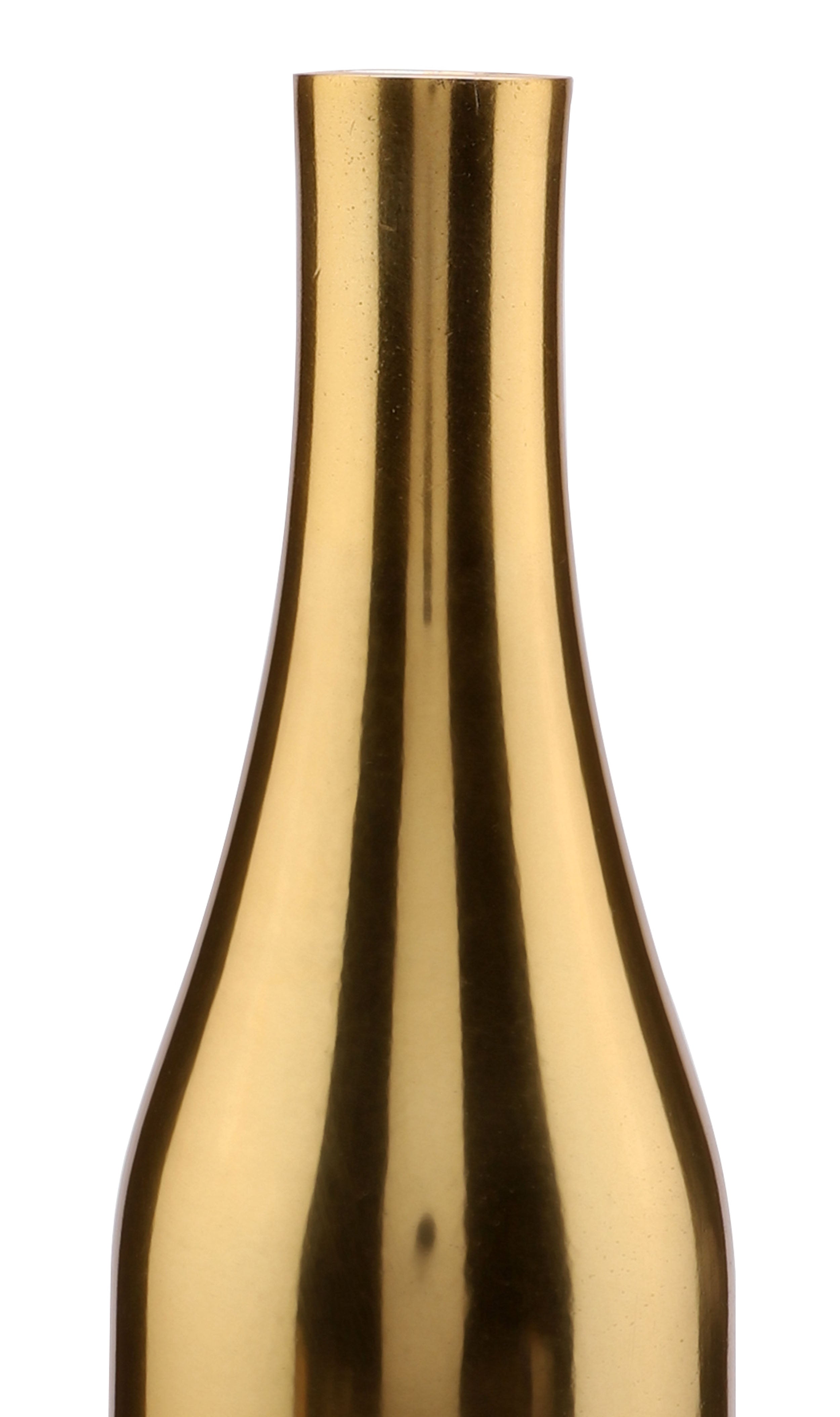 Champagne small Bottle Vase-Black and Gold