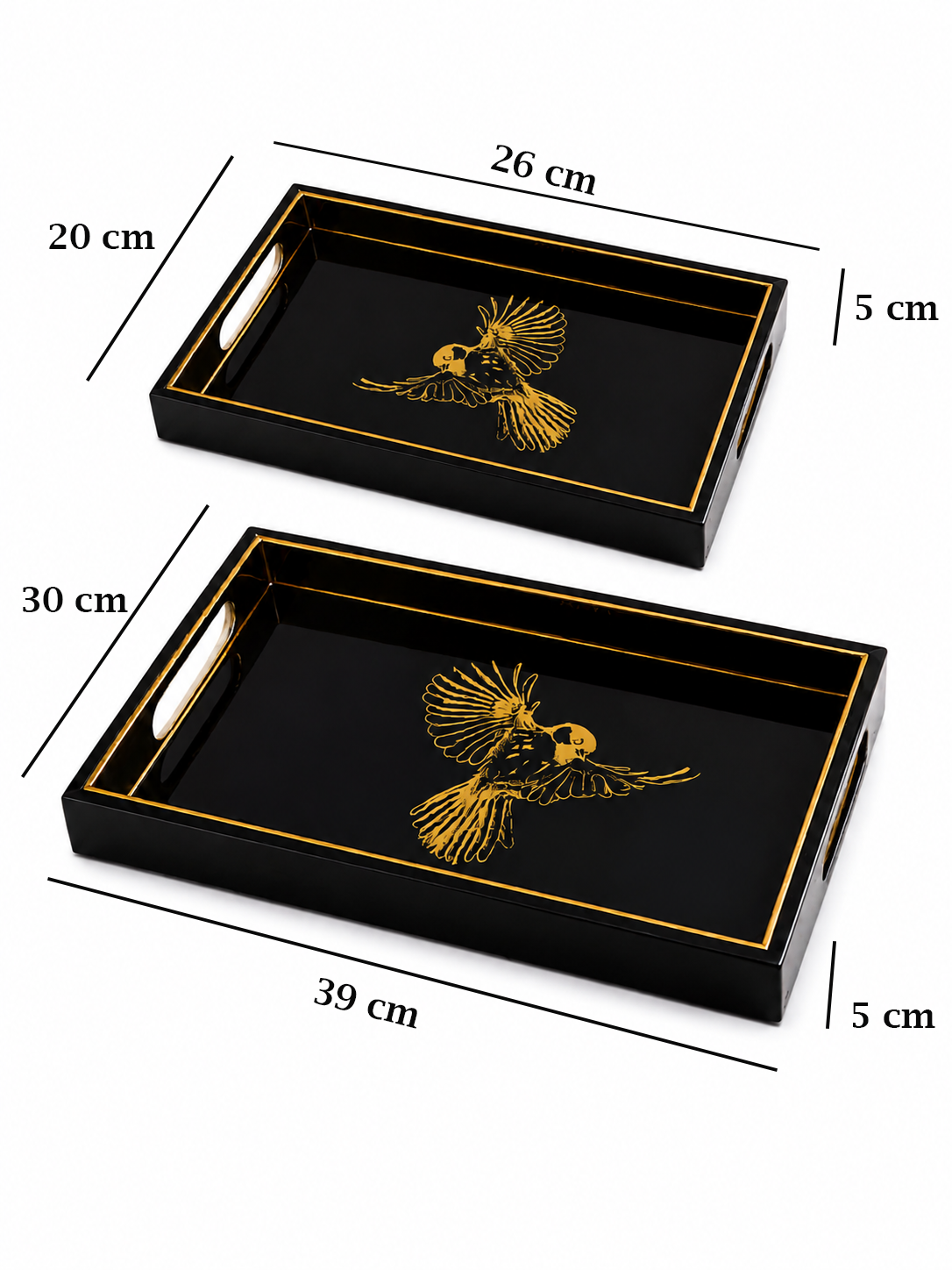 Aviara Gold Tray Set