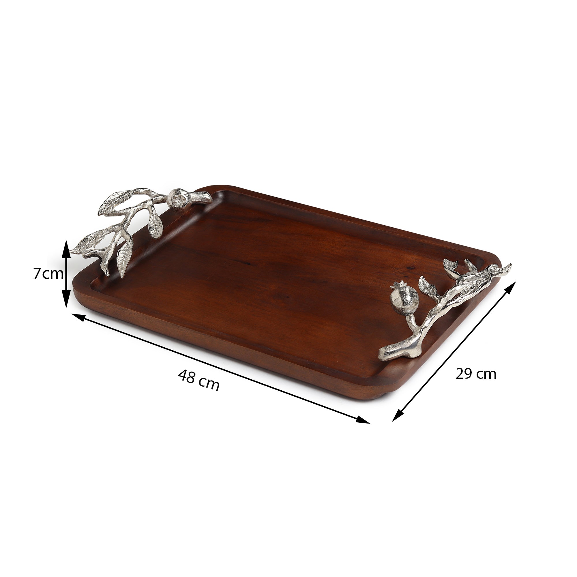 Pomegranate silver Large tray