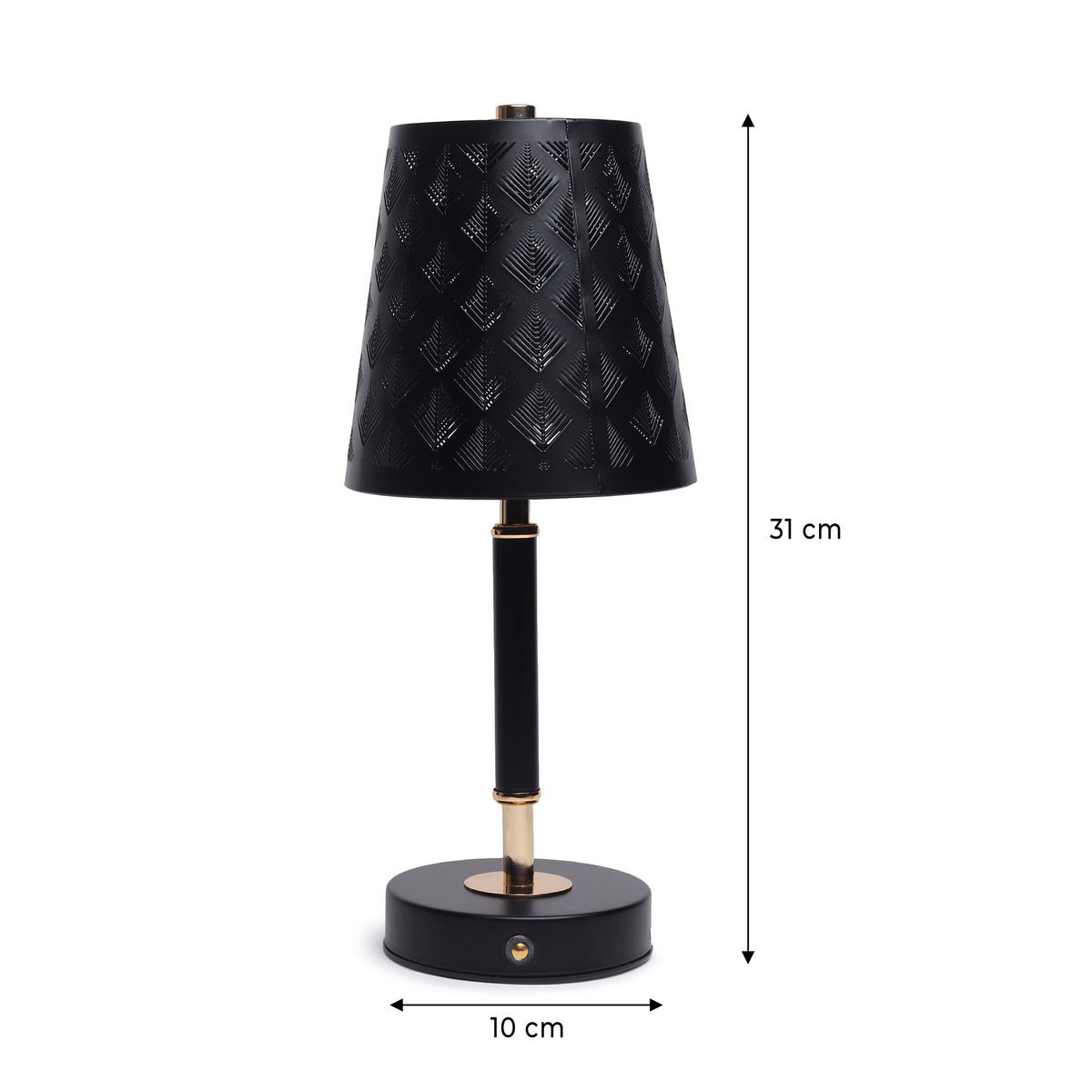 Cavelle Black Table Lamp