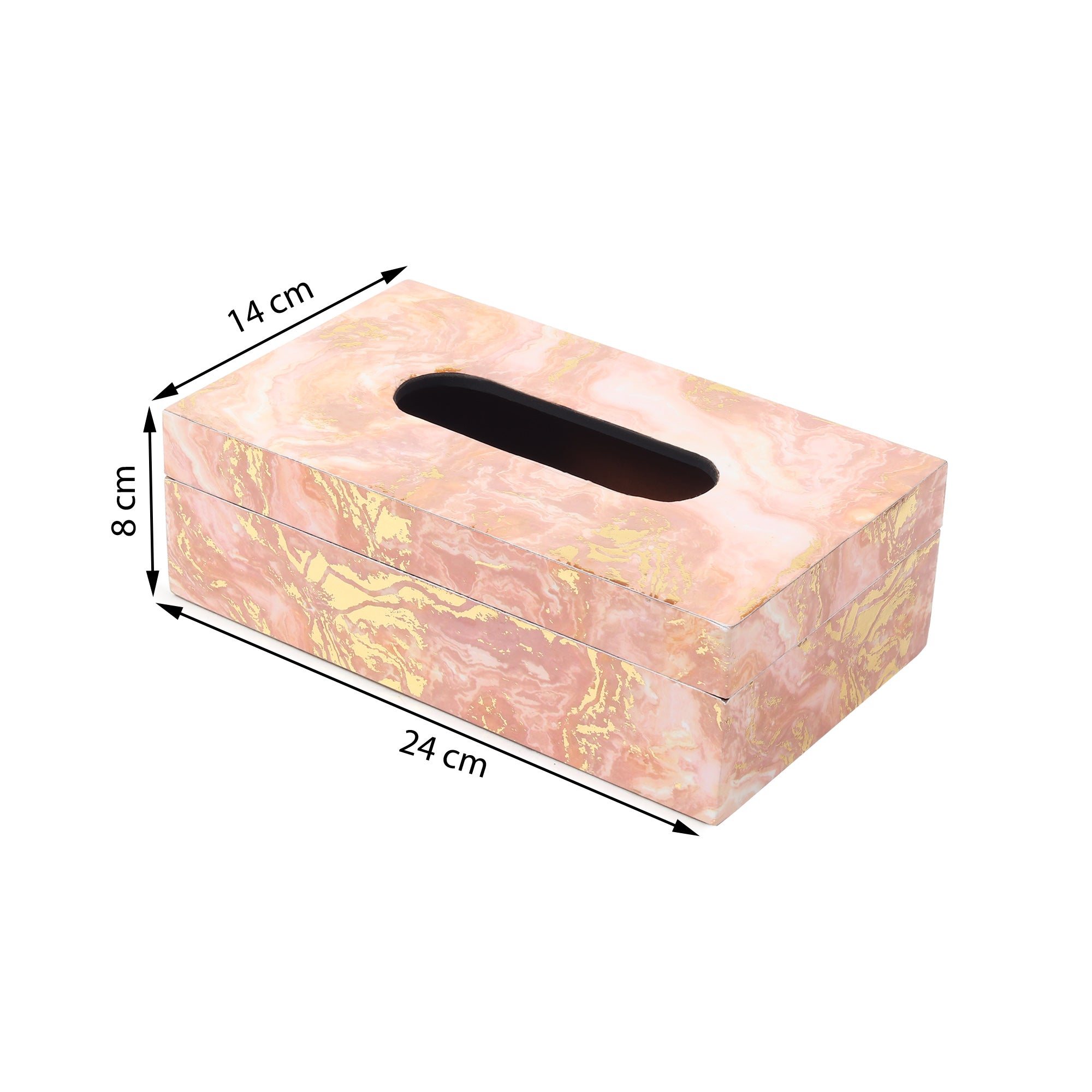 Rosa Perlino Tissue Box Holder