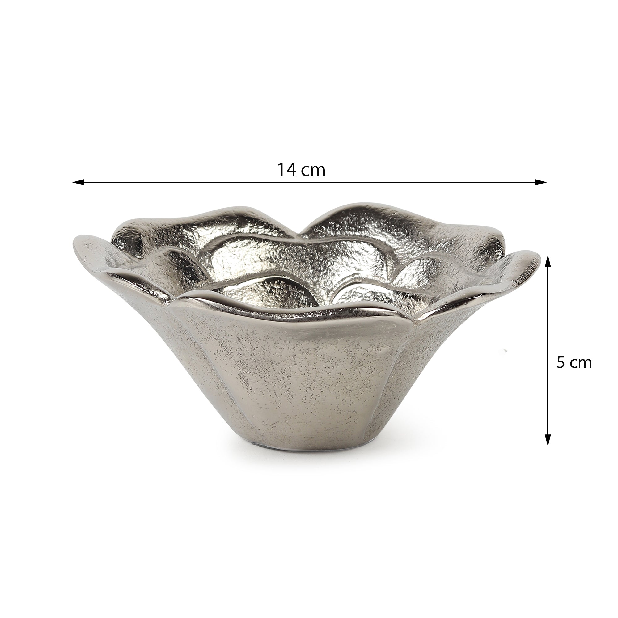 Petal Metal Serving Bowl