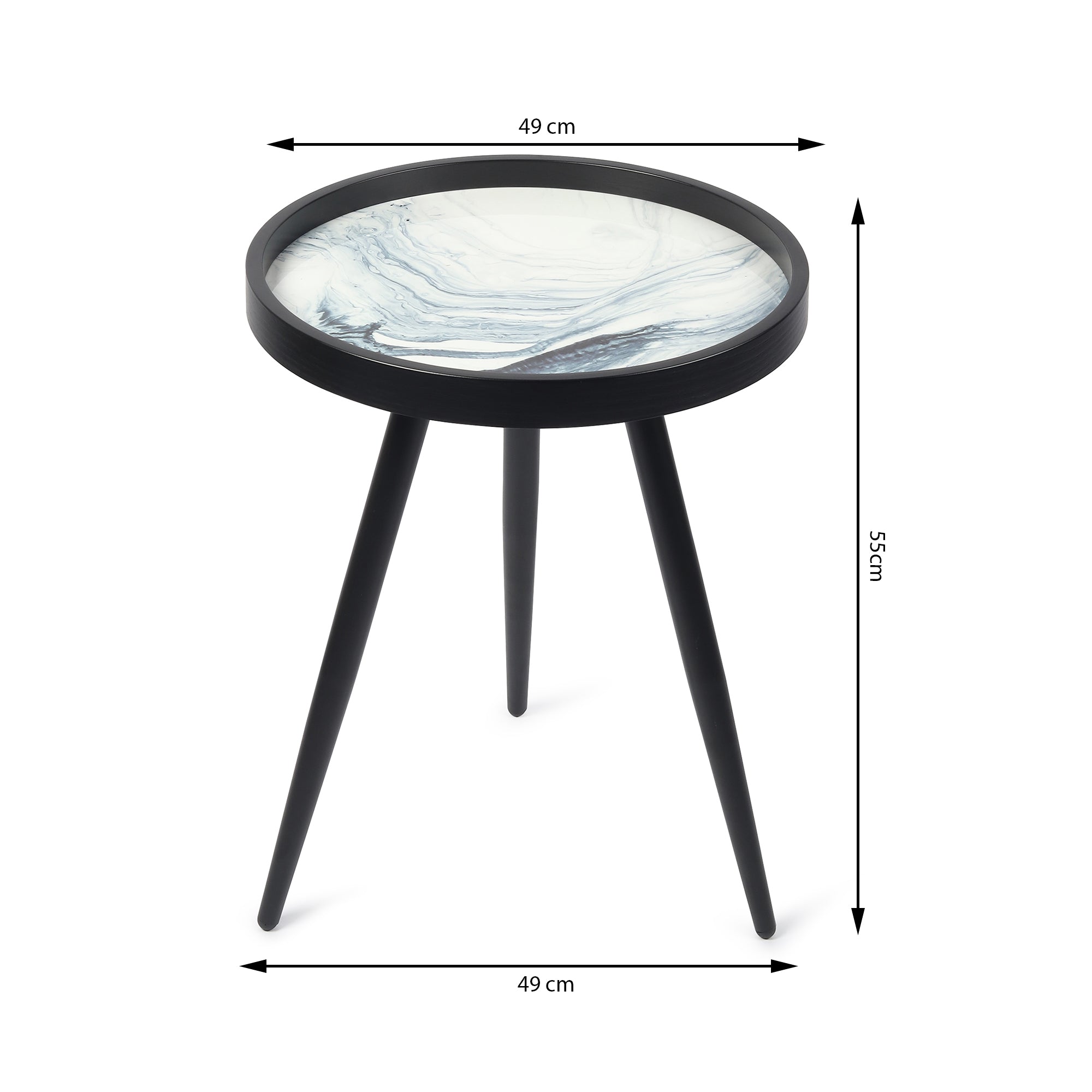 Marwood Round Side Table Set of 2