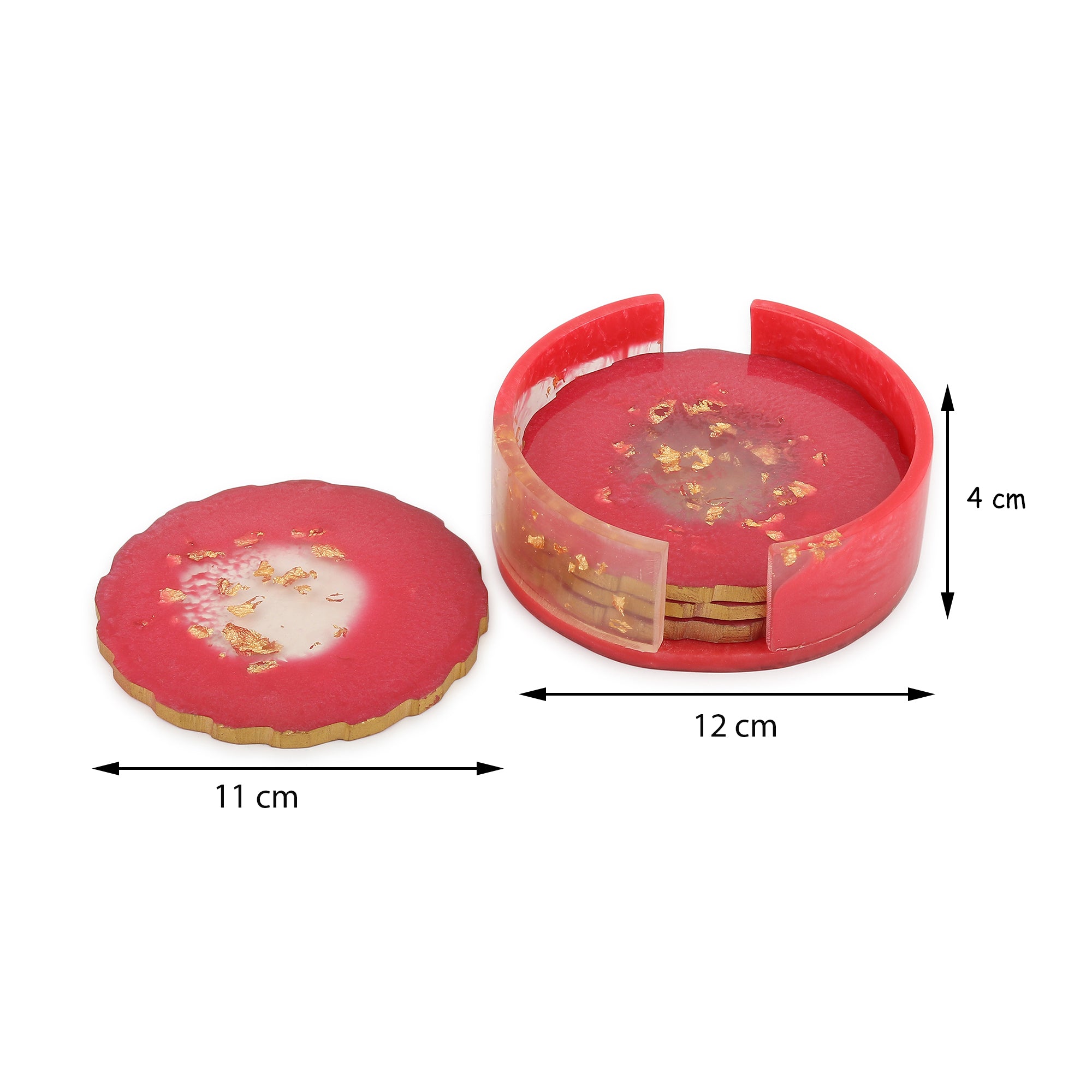 Quartz Glow Coaster Set