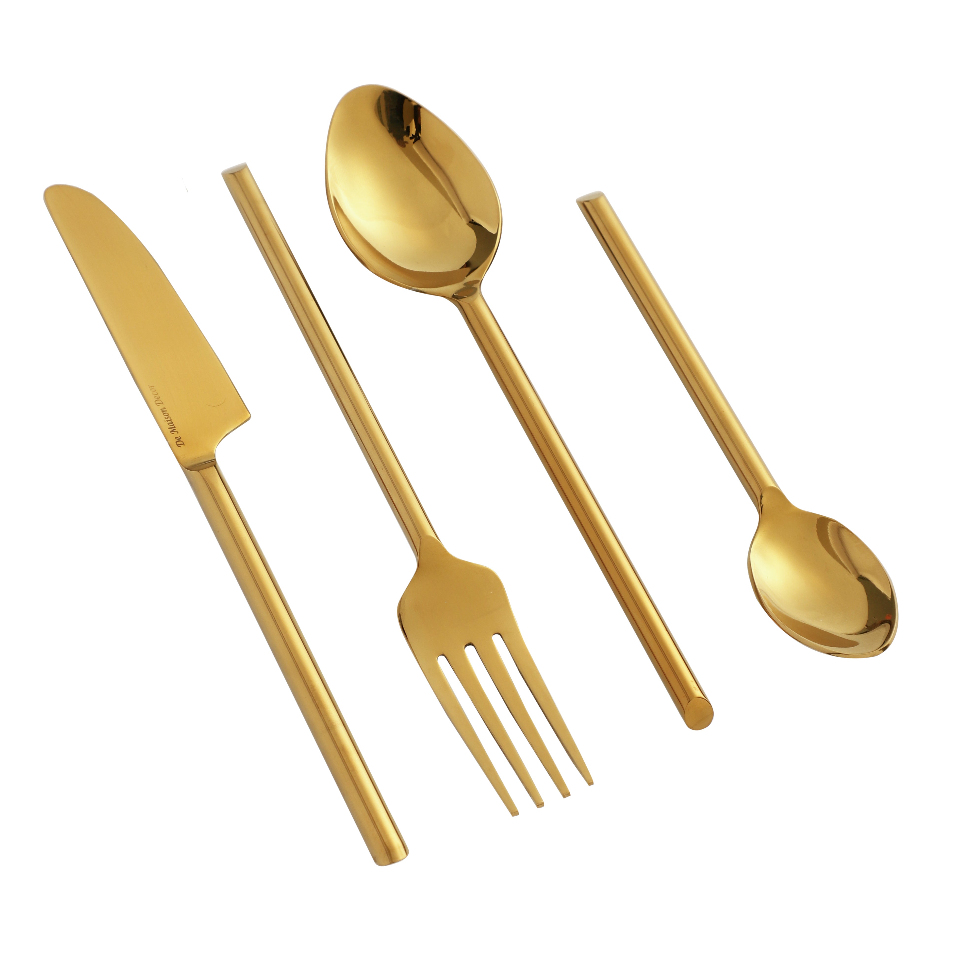 Sleek Cut Cutlery Set of 24