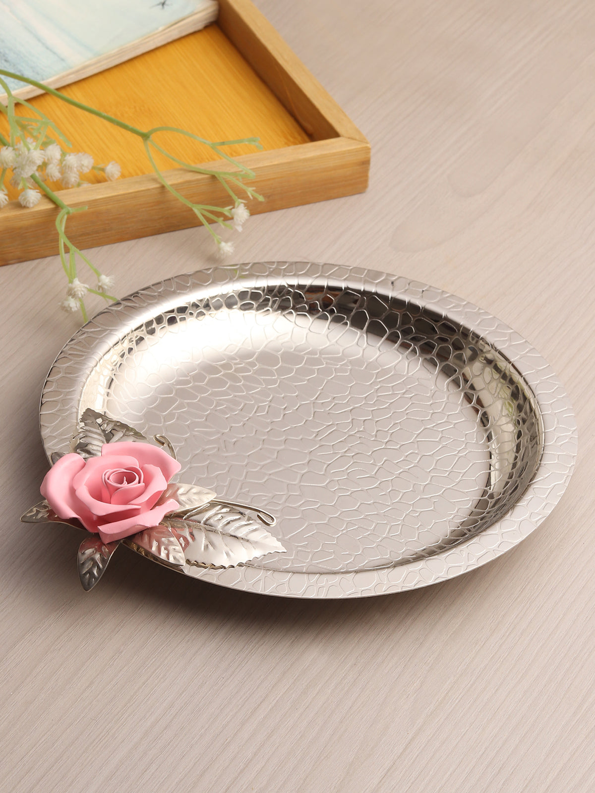 Petal Eclat Pink Circle Plate