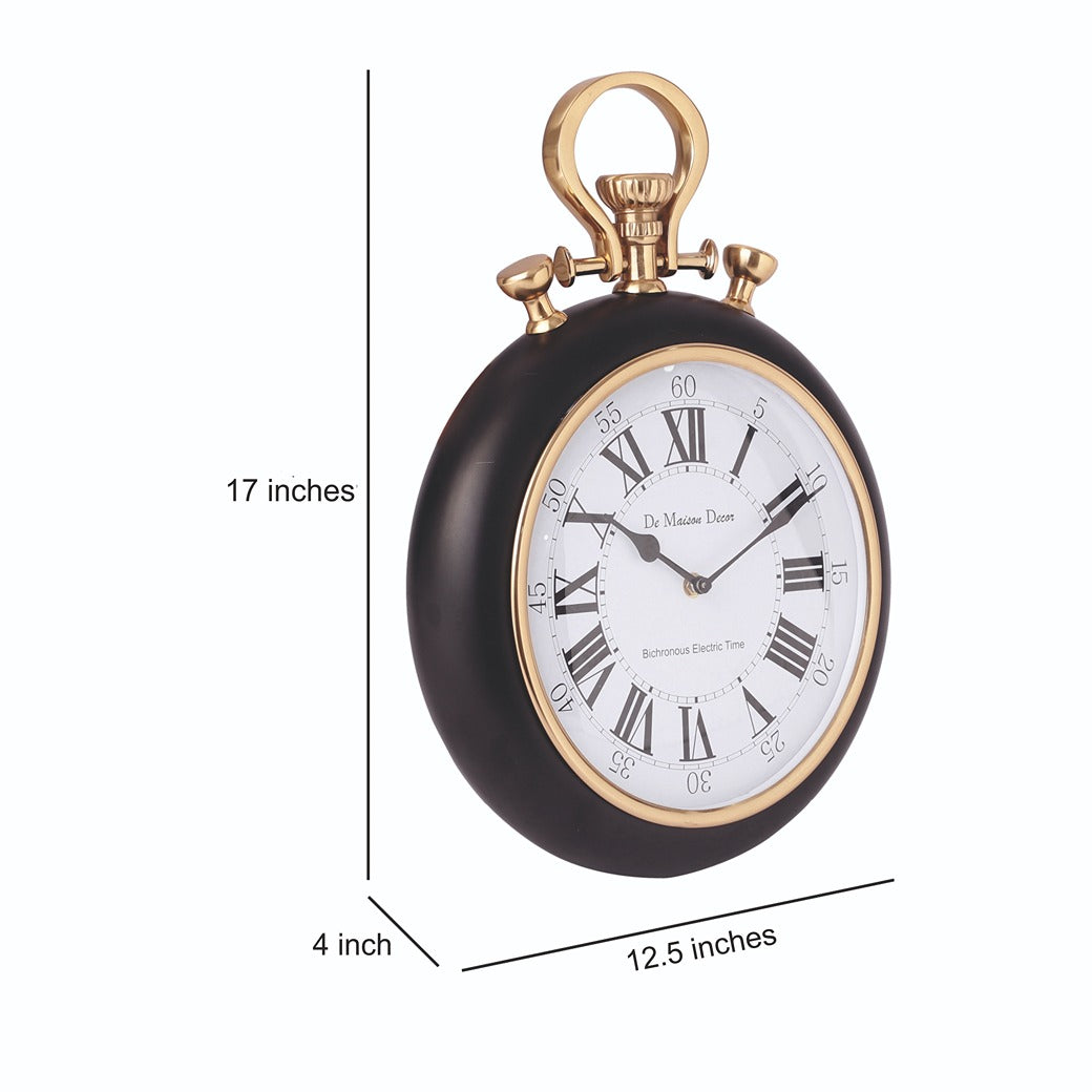Sullivan - the Gold and Black wall clock