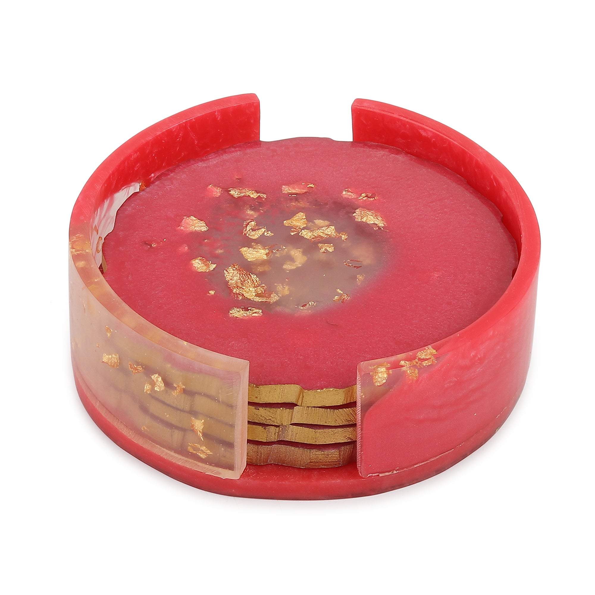 Quartz Glow Coaster Set