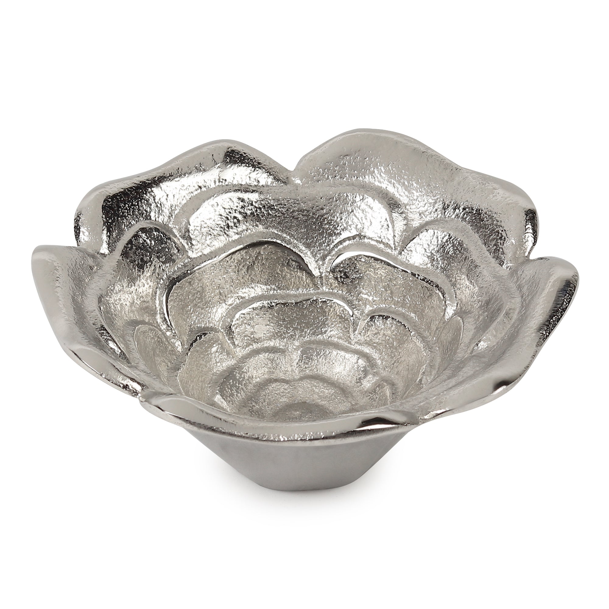 Petal Metal Serving Bowl