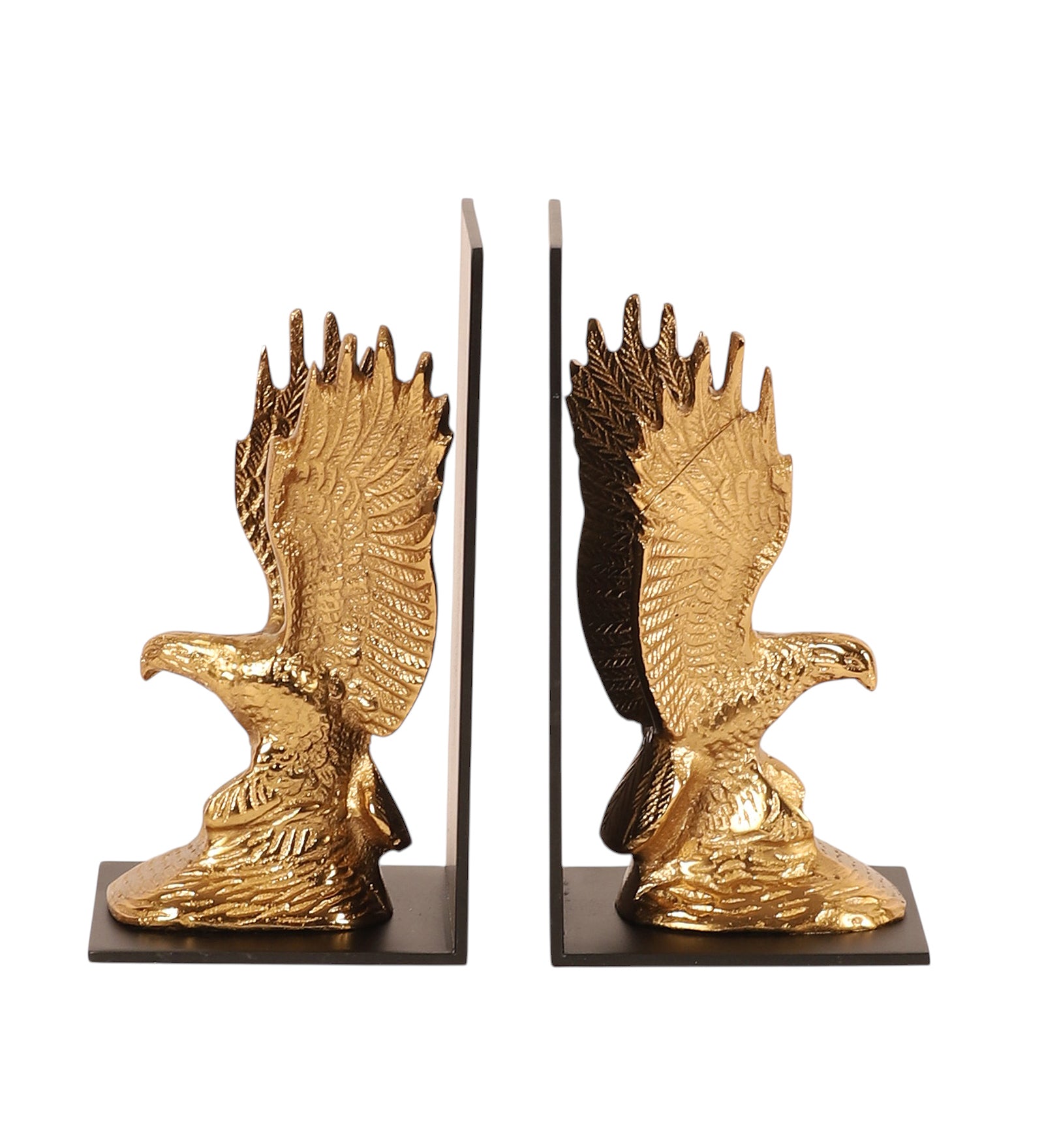 The Helion Pair Bookend Gold & Black