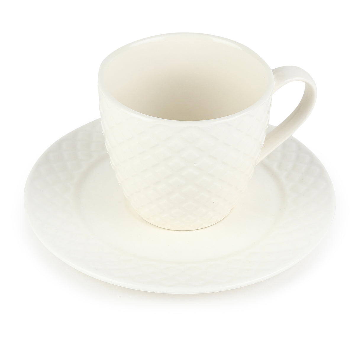 Criss Cup & Saucer Set of 6